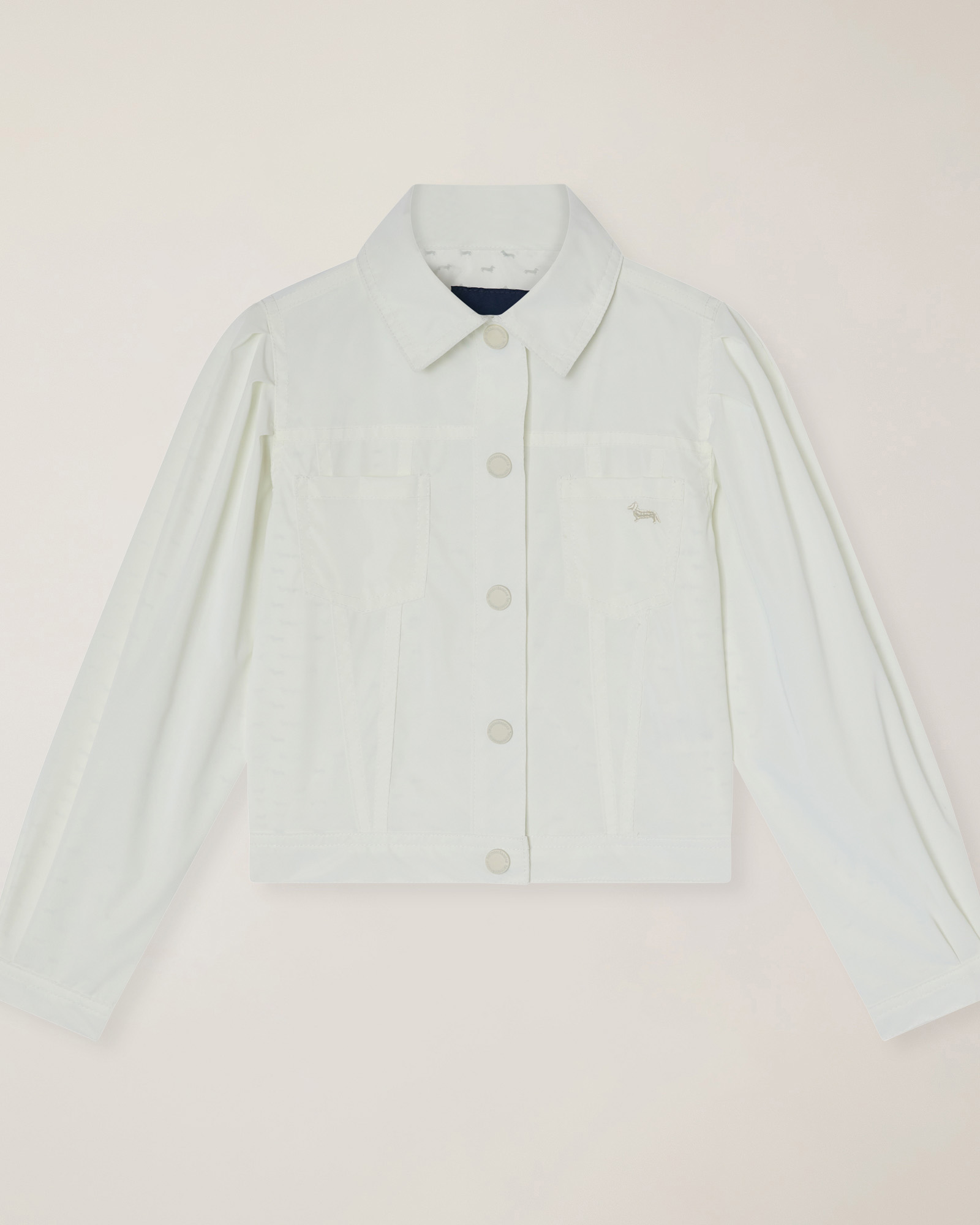 Giubbino nylon con ricamo