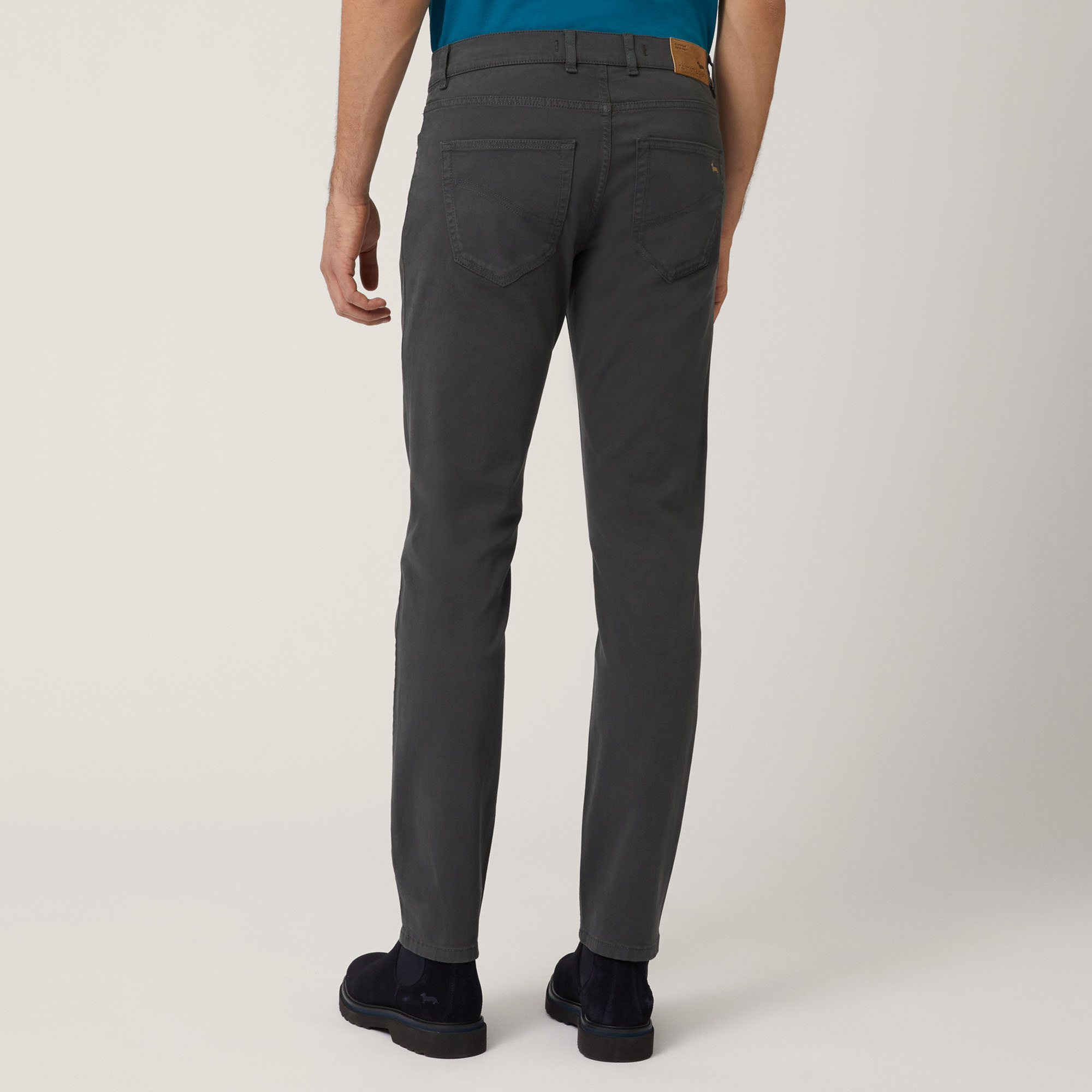Elevate Dutility Five-Pocket Stretch Cotton Pants, Gray, large image number 1