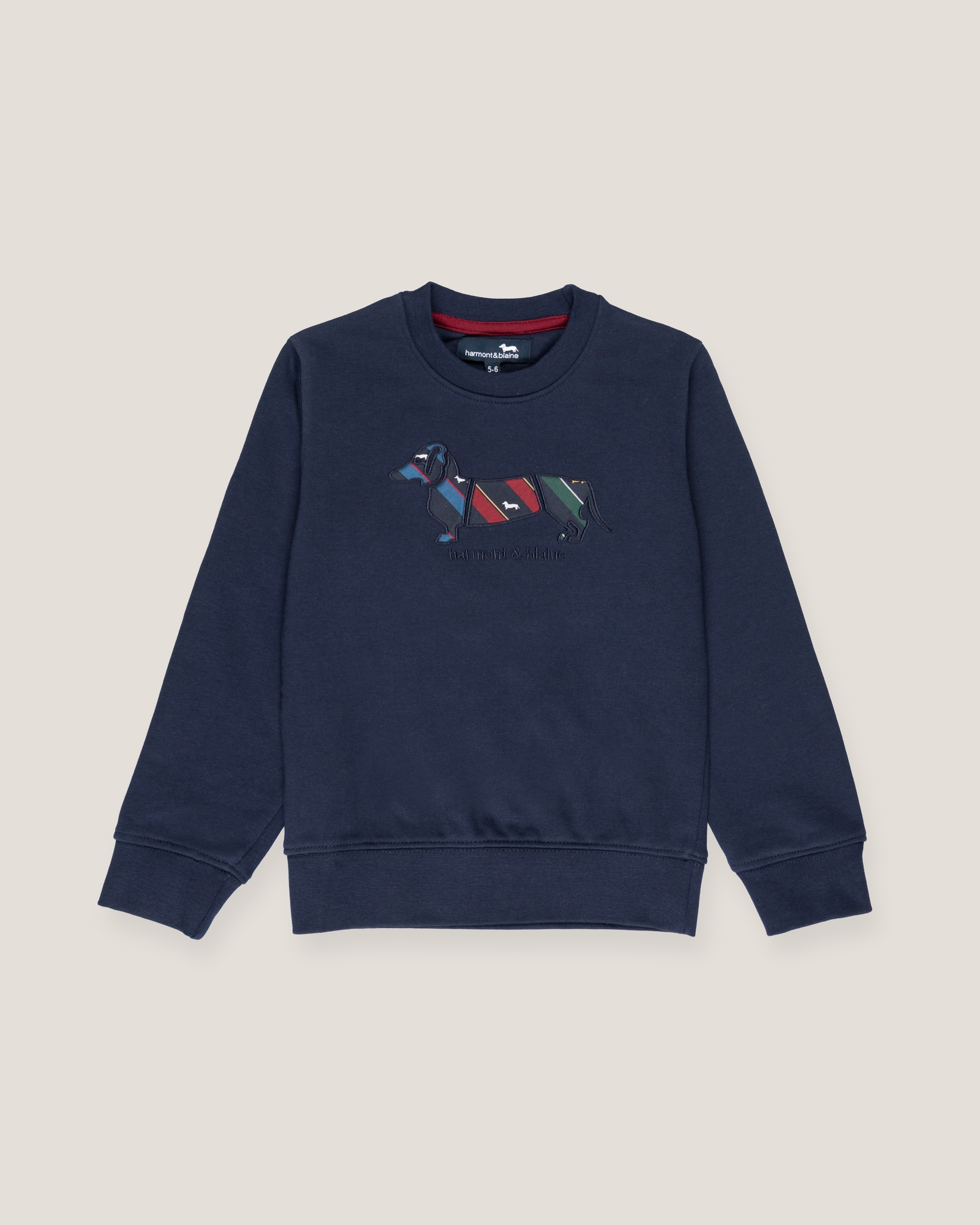 Crewneck sweatshirt with embroidery