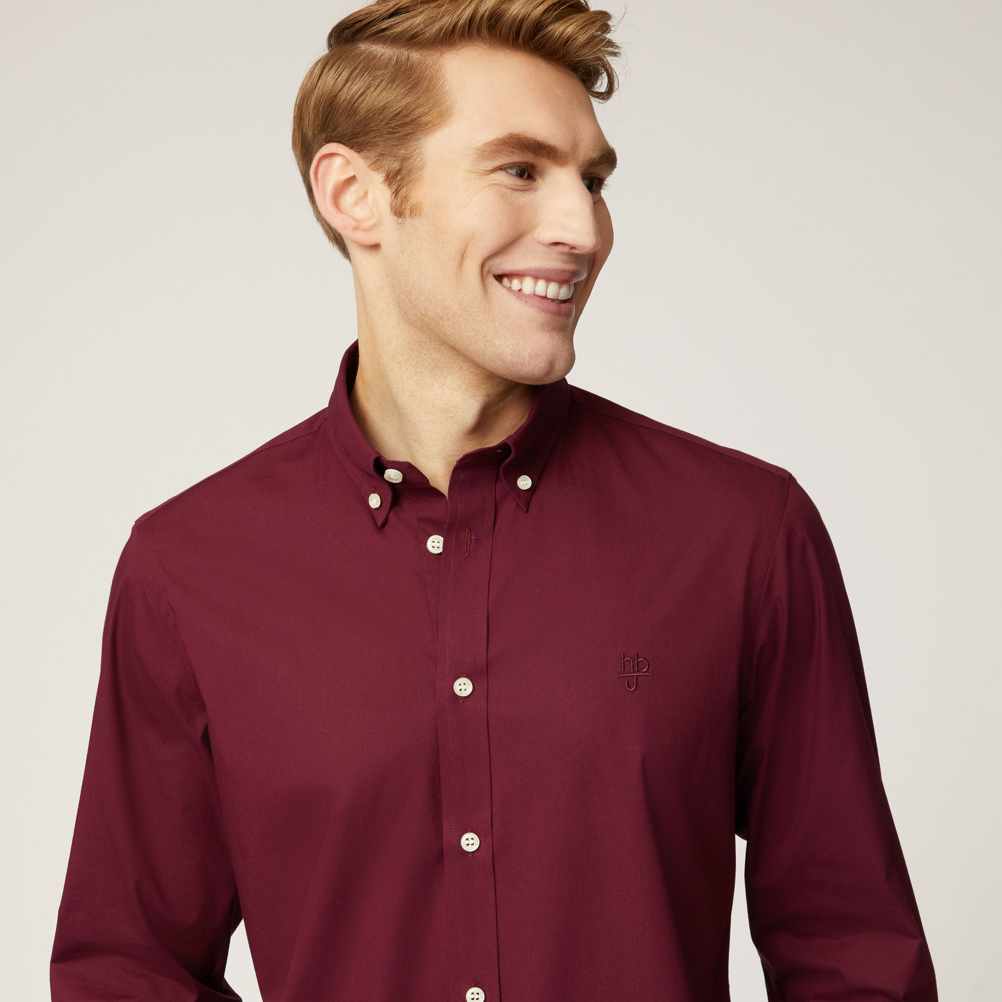  Camicia Regular Harmont & Blaine Jeans, Rosso Scuro, large image number 2