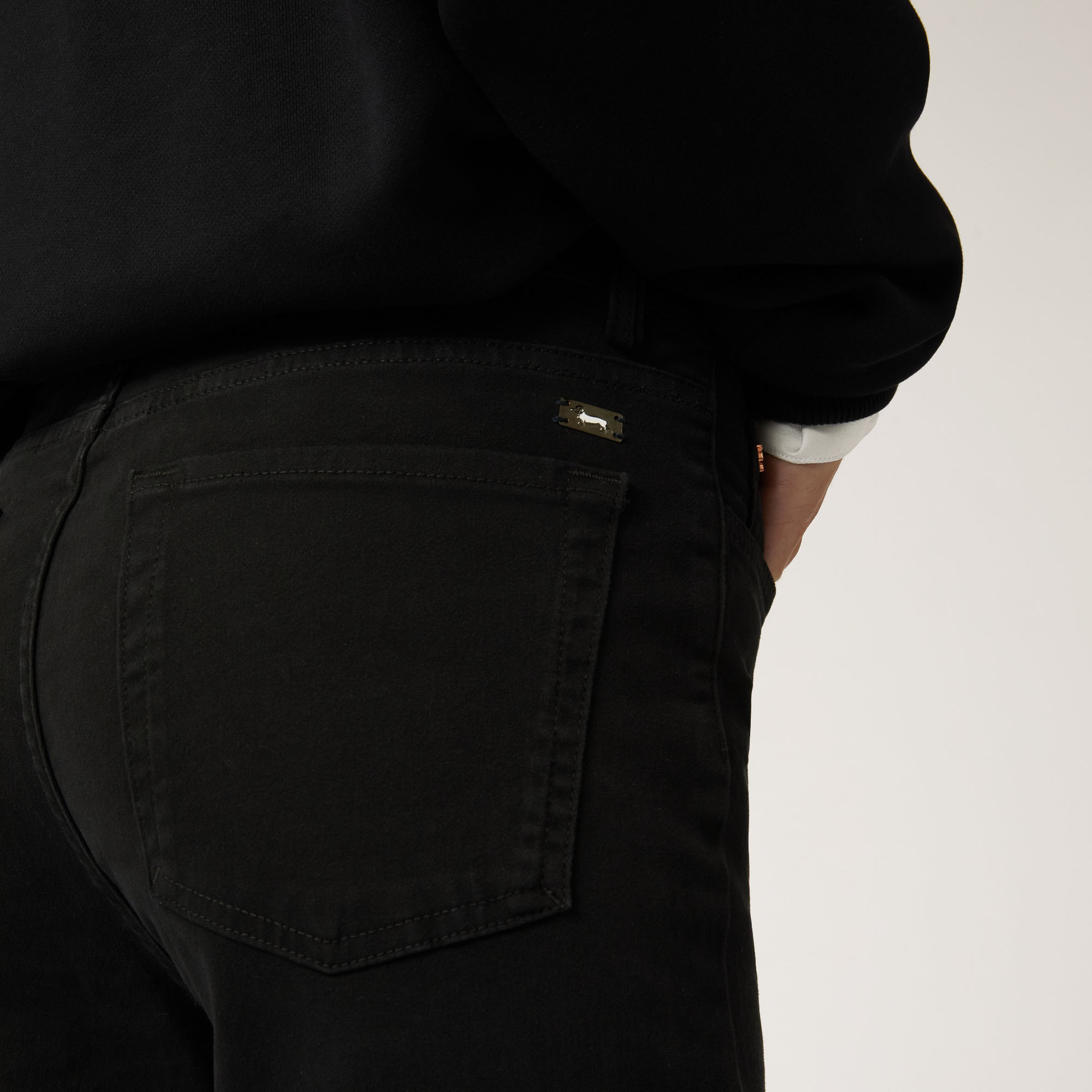 5-Pocket Slim Ready To Dye, Black, large image number 2