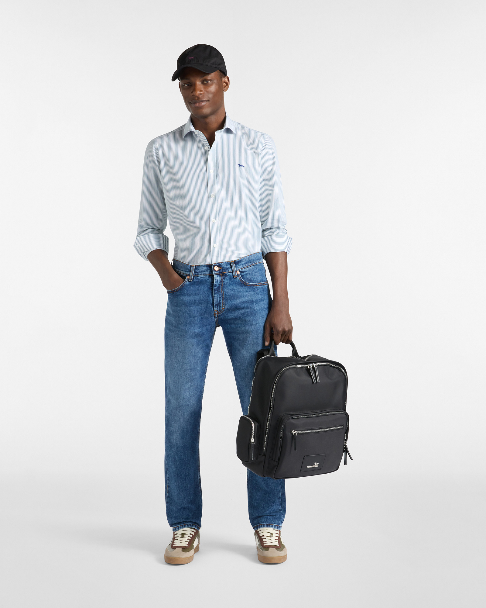 5-Pocket Narrow Fit Jeans, Denim Blue, large image number 3