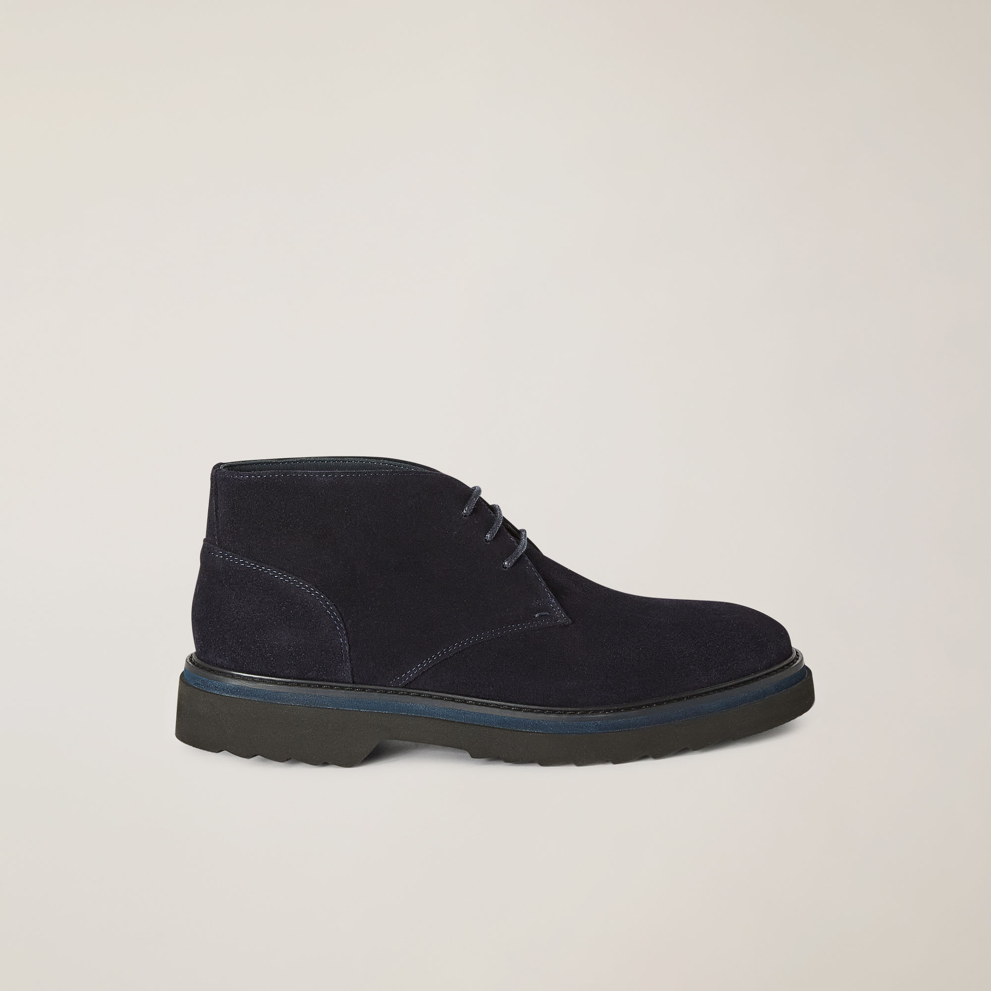 Suede Derbies, Blue, large image number 0