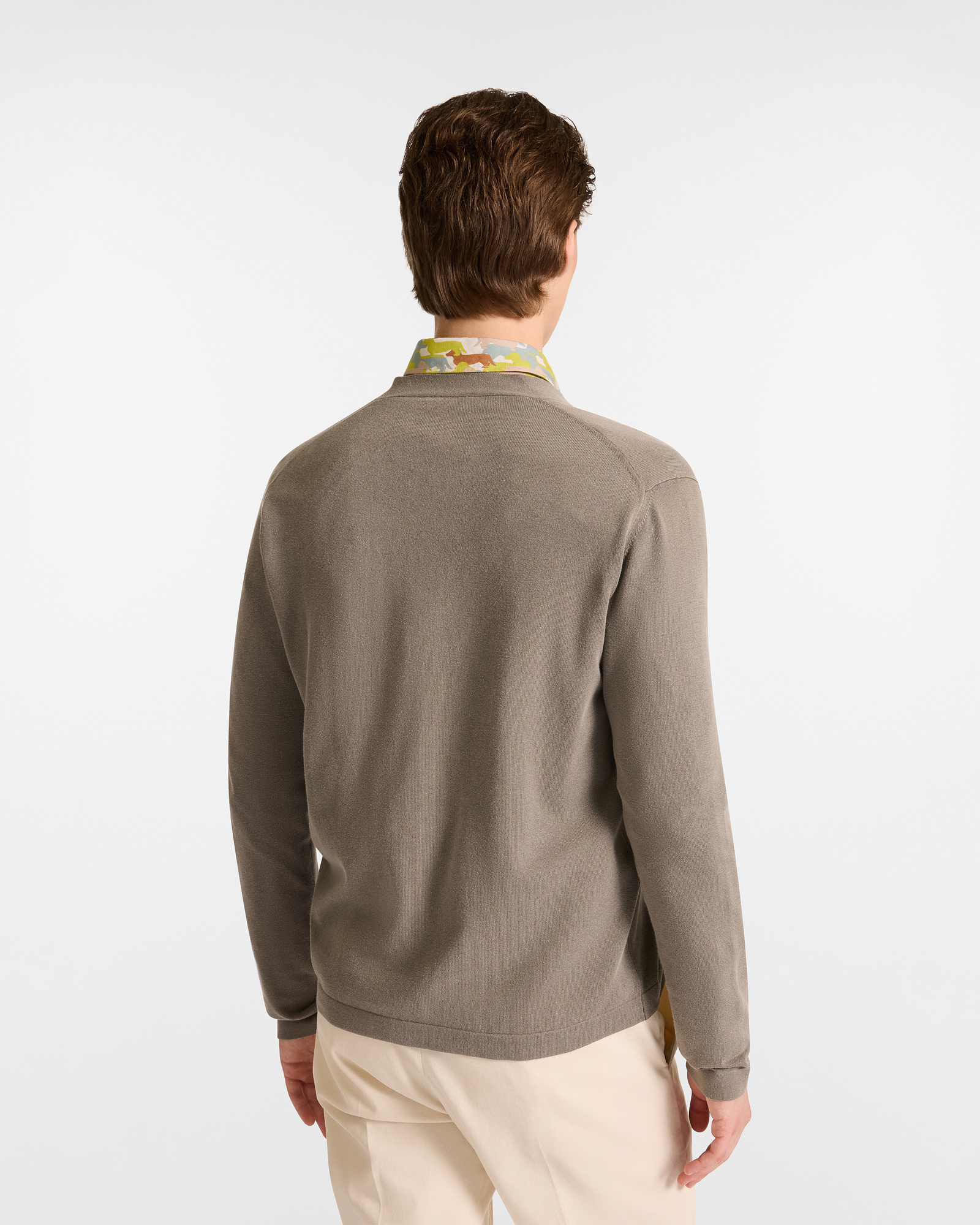 Cardigan de Algodón Capsule Earth Dye, Hielo, large image number 1