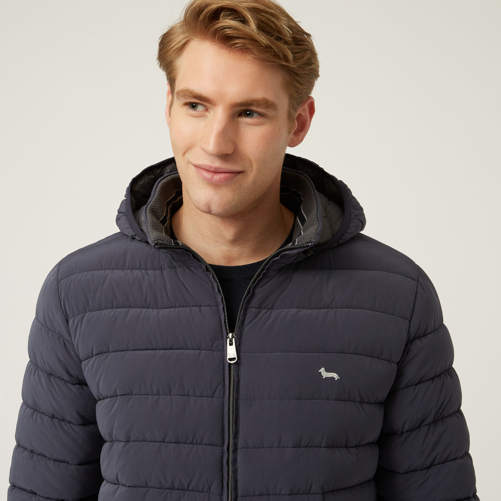 Essentials technical nylon down jacket, Blue, large image number 2
