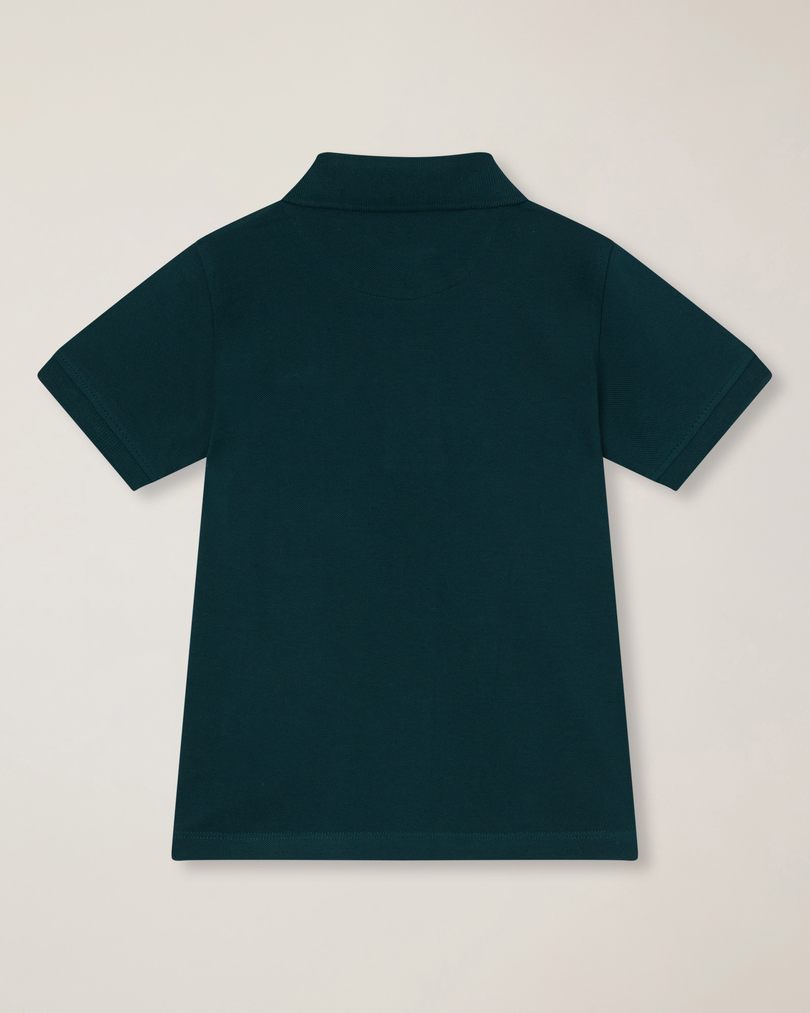 Polo piquet con ricamo logo, Verde, large image number 1