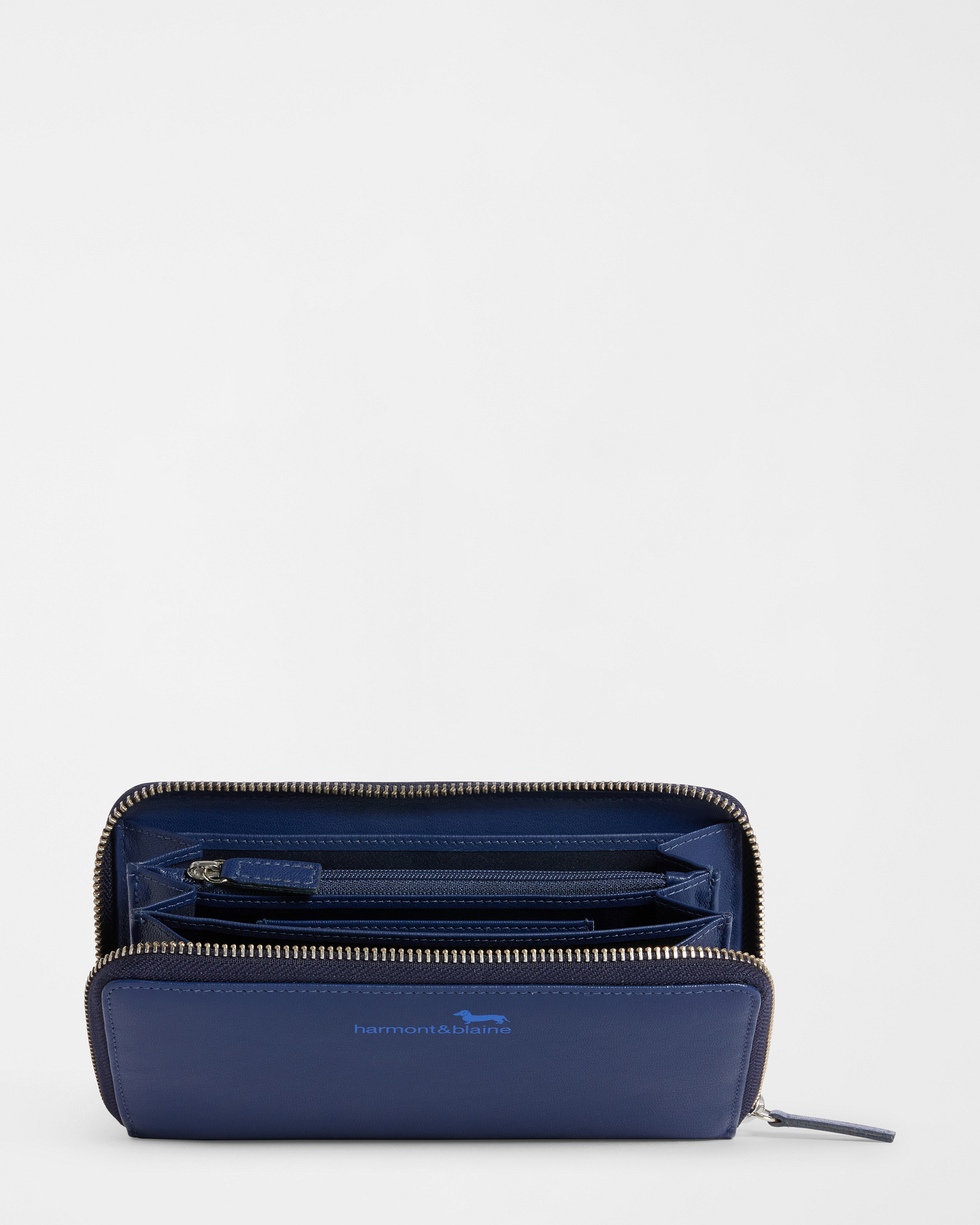 Portefeuille Zip Around, Bleu Marine, large image number 1