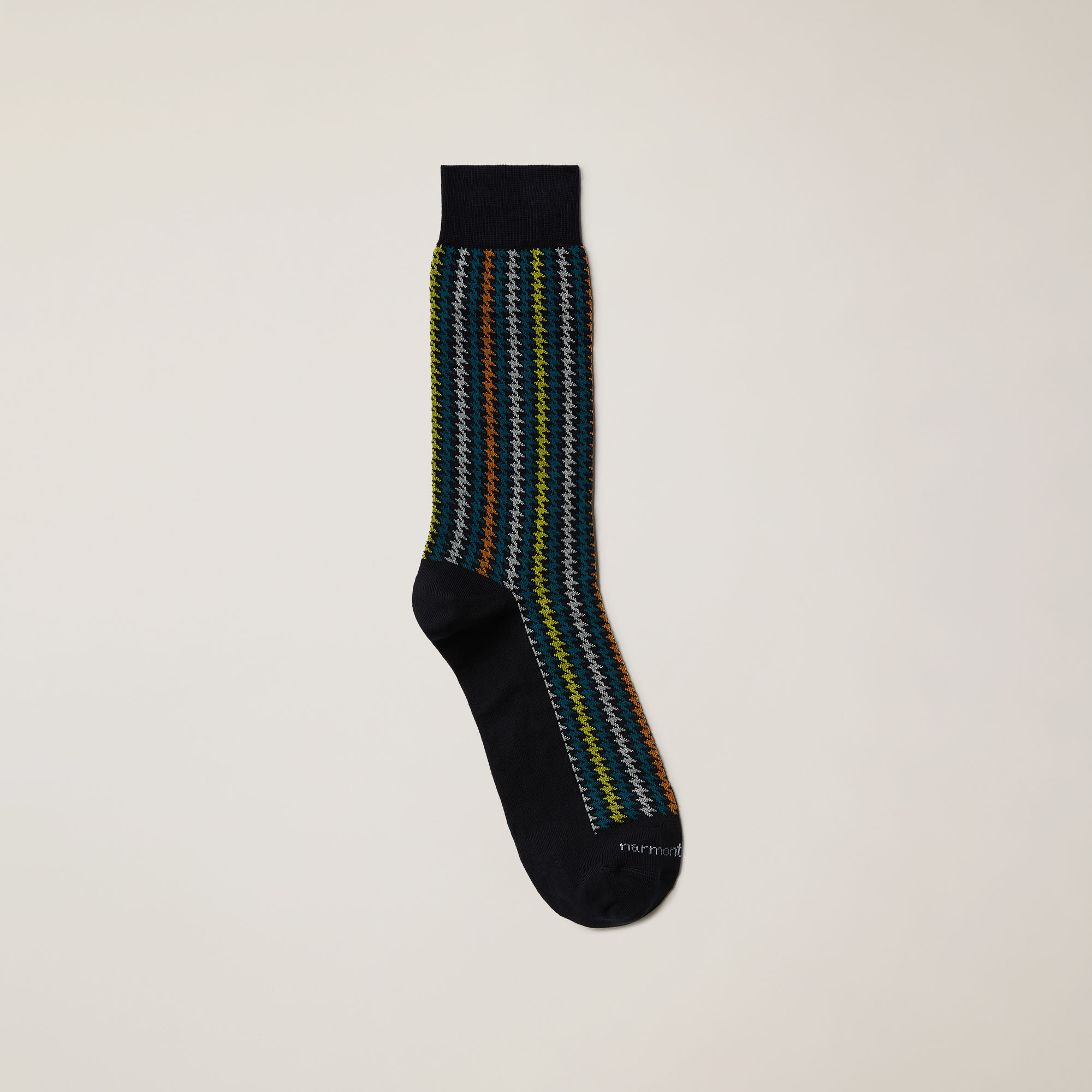 Calze Corte Pied-De-Poule, Blu Navy, large image number 0