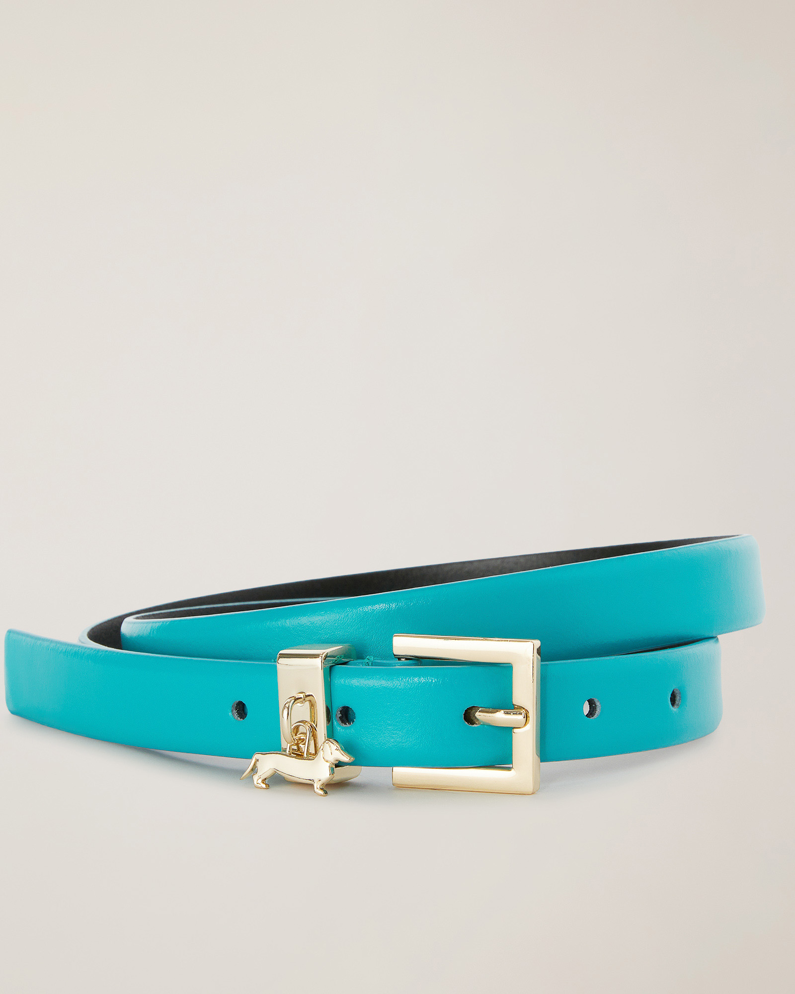 Leather Belt with Dachshund