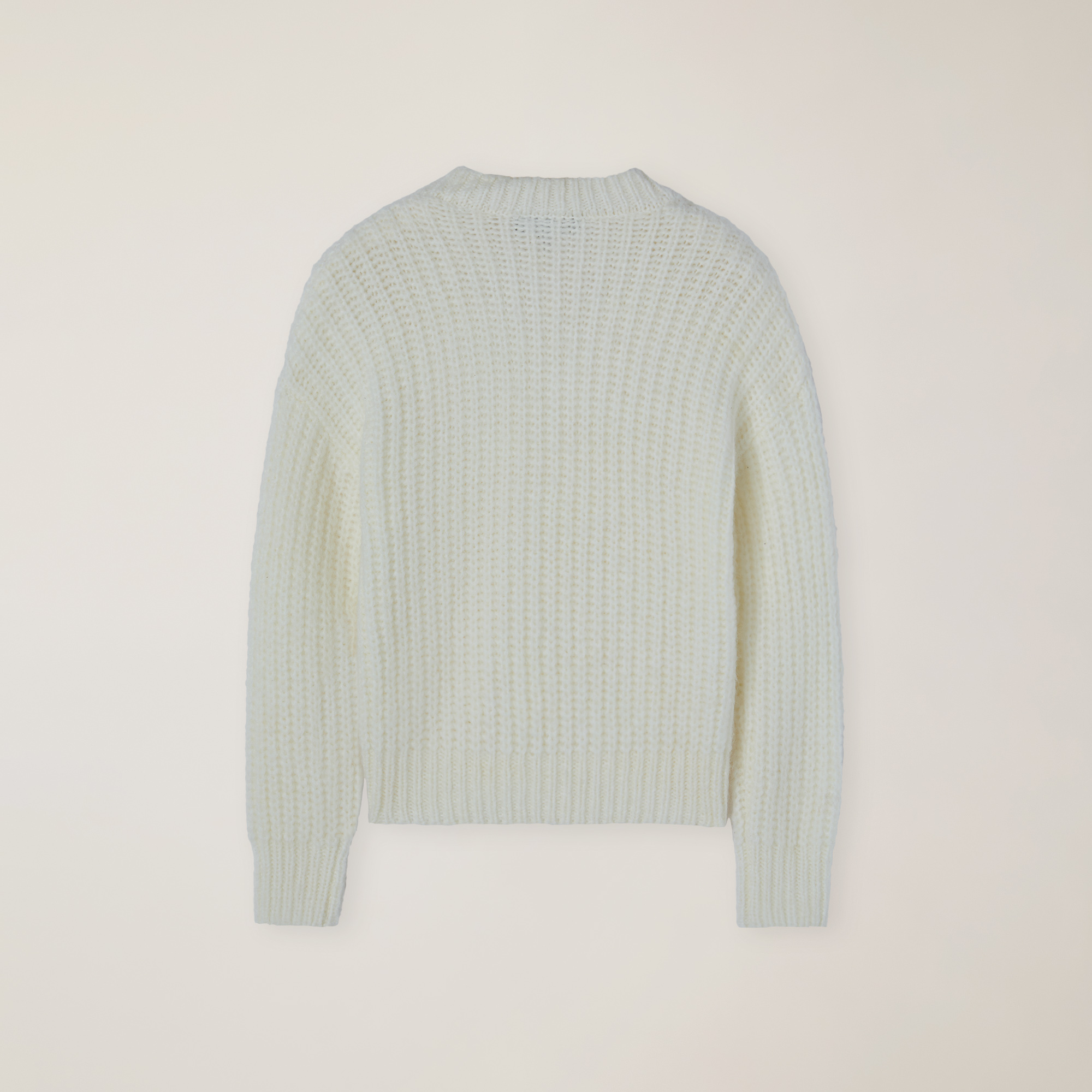 Pull À Encolure En V Et Logo Brodé