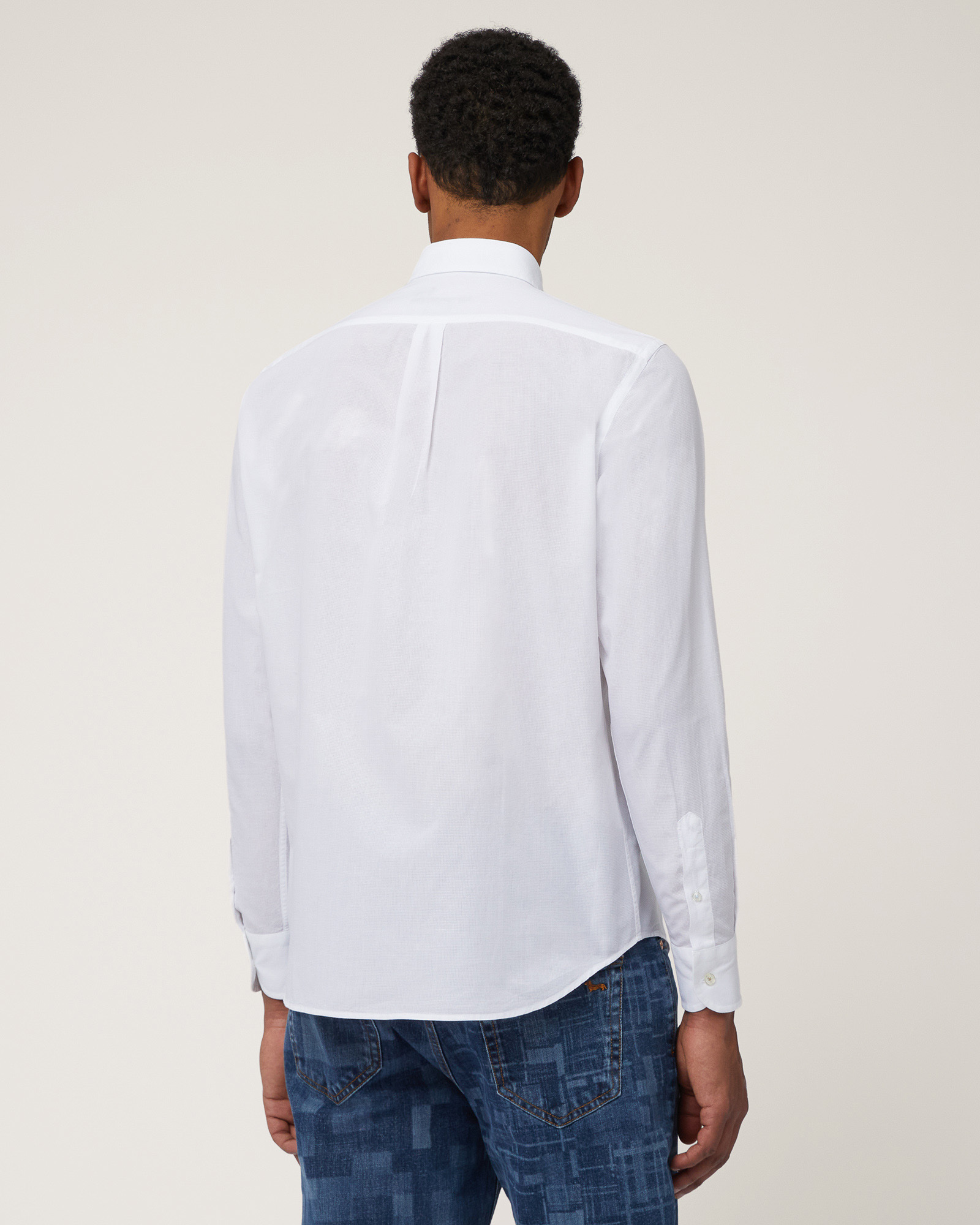 Shirt with Printed Dachshund, White, large image number 1