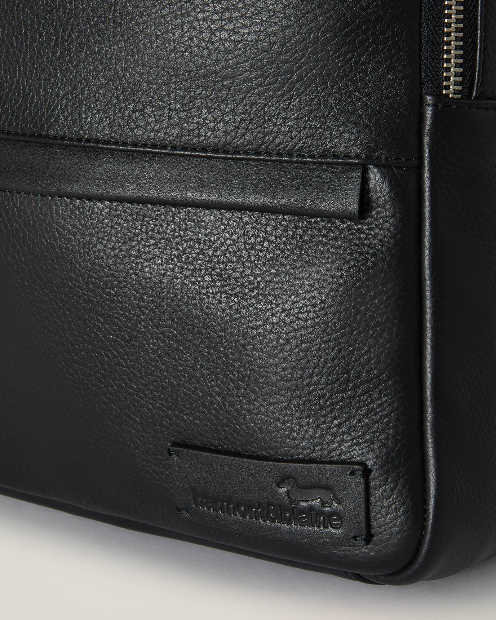 Blaine Leather Backpack, Black, large image number 2