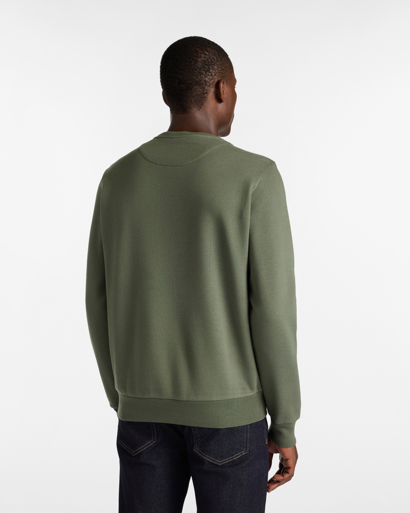 Crewneck Sweatshirt with Embroidered HBJ Logo