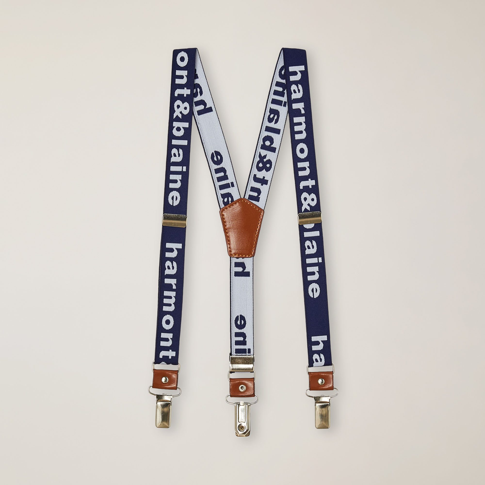 Braces with customized ribbon, Light blue, large