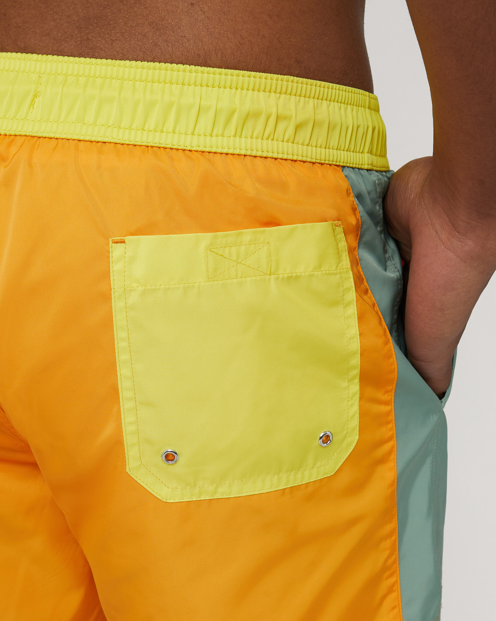 Multicolor Swim Shorts, Orange, large image number 2