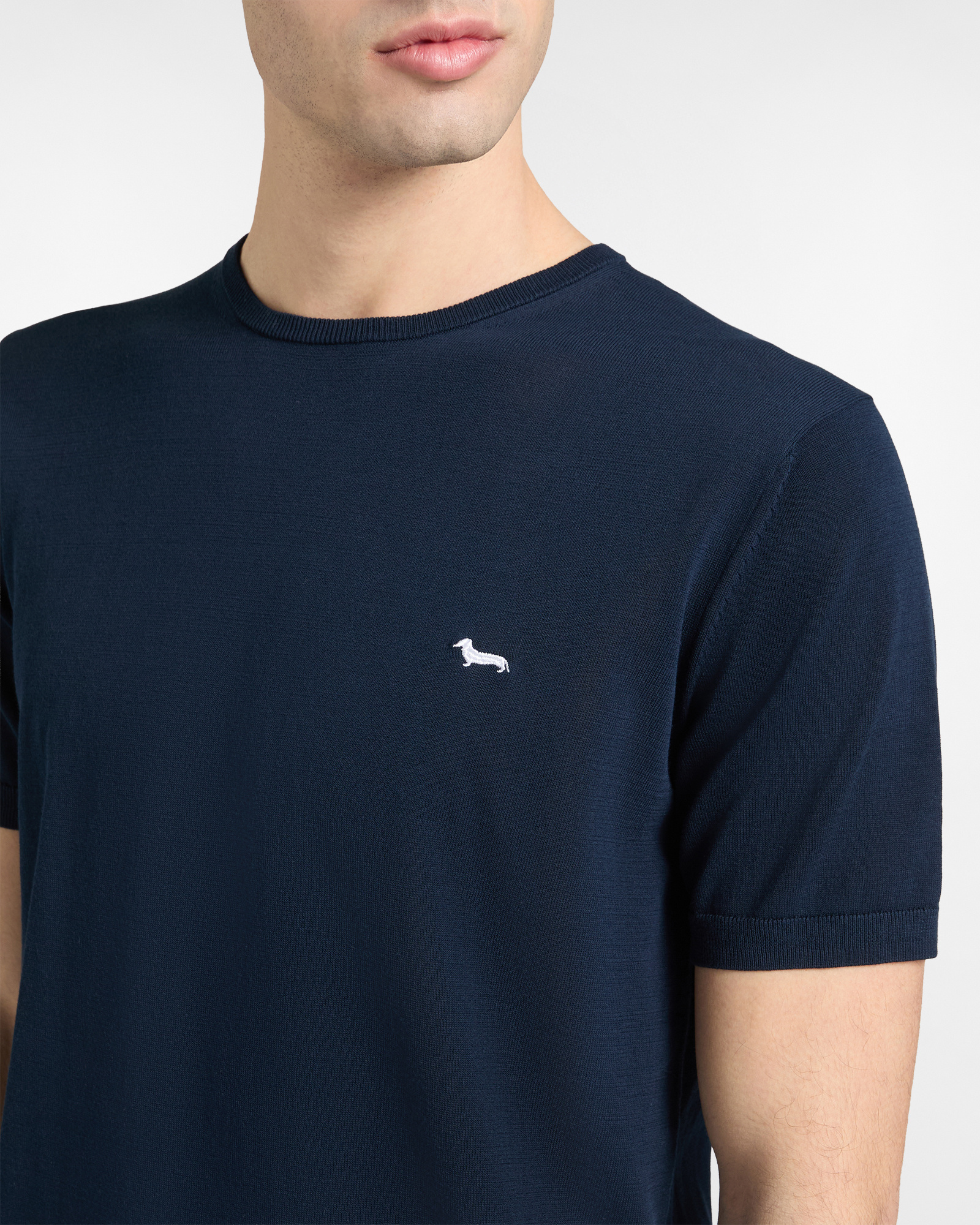 Knit T-shirt, Blue, large image number 2