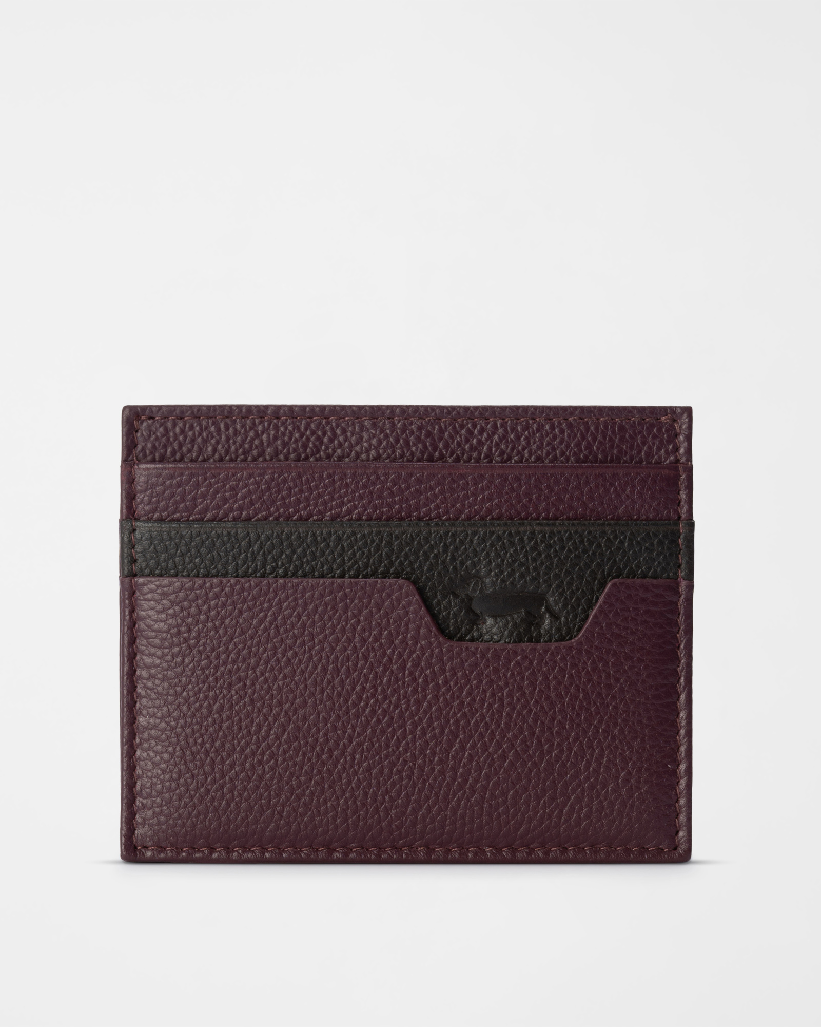 Men&rsquo;s Bordeaux Genuine Leather Card Holder