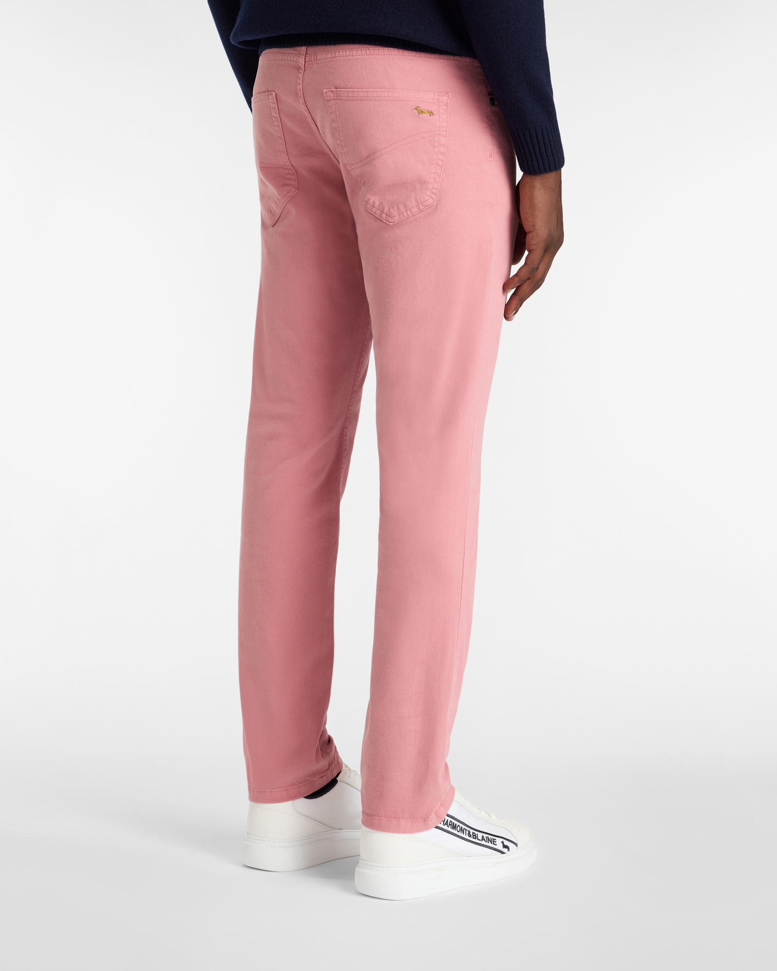 Pantaloni In Gabardine Narrow Fit