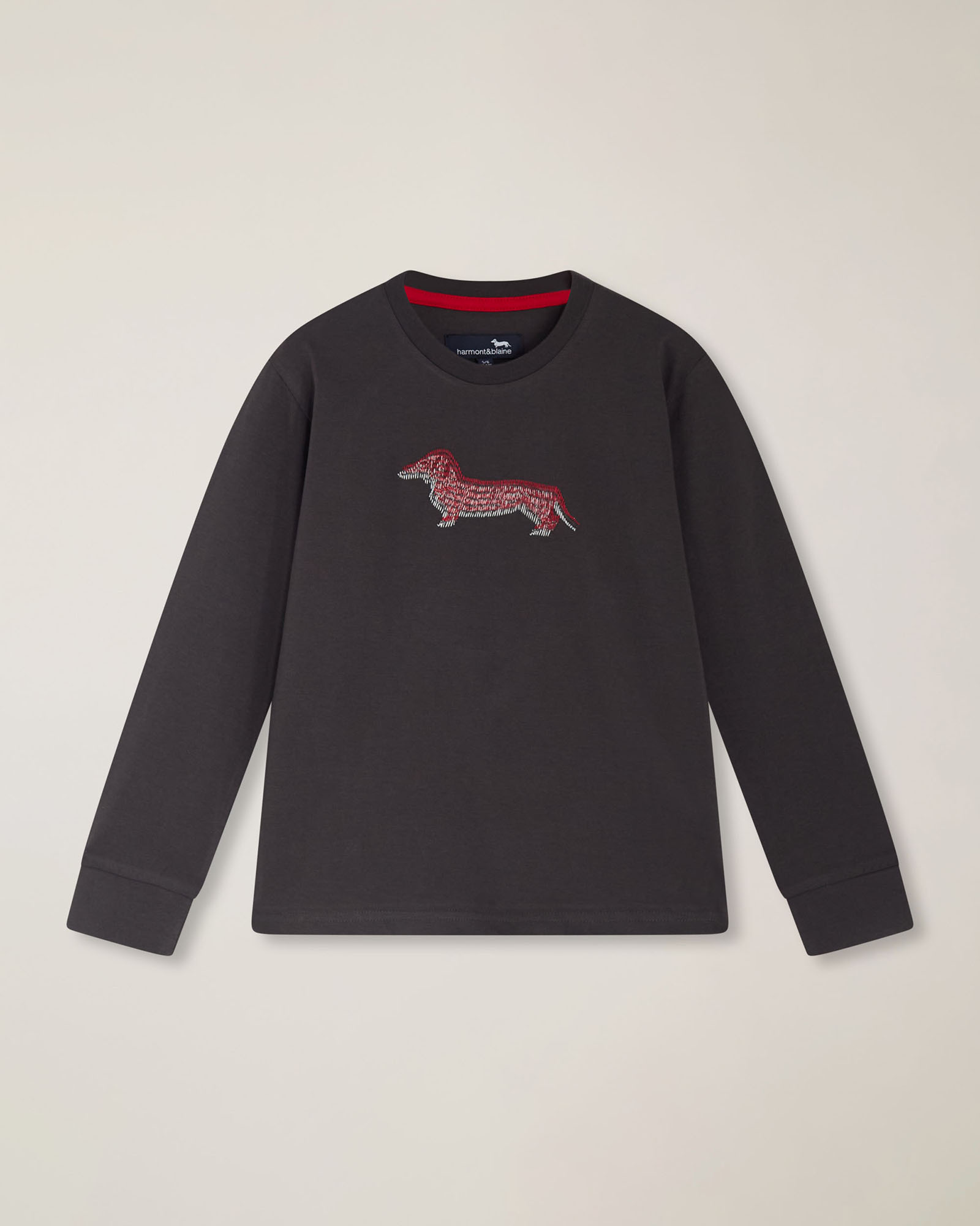 Jersey T‑shirt with 3D embroidery