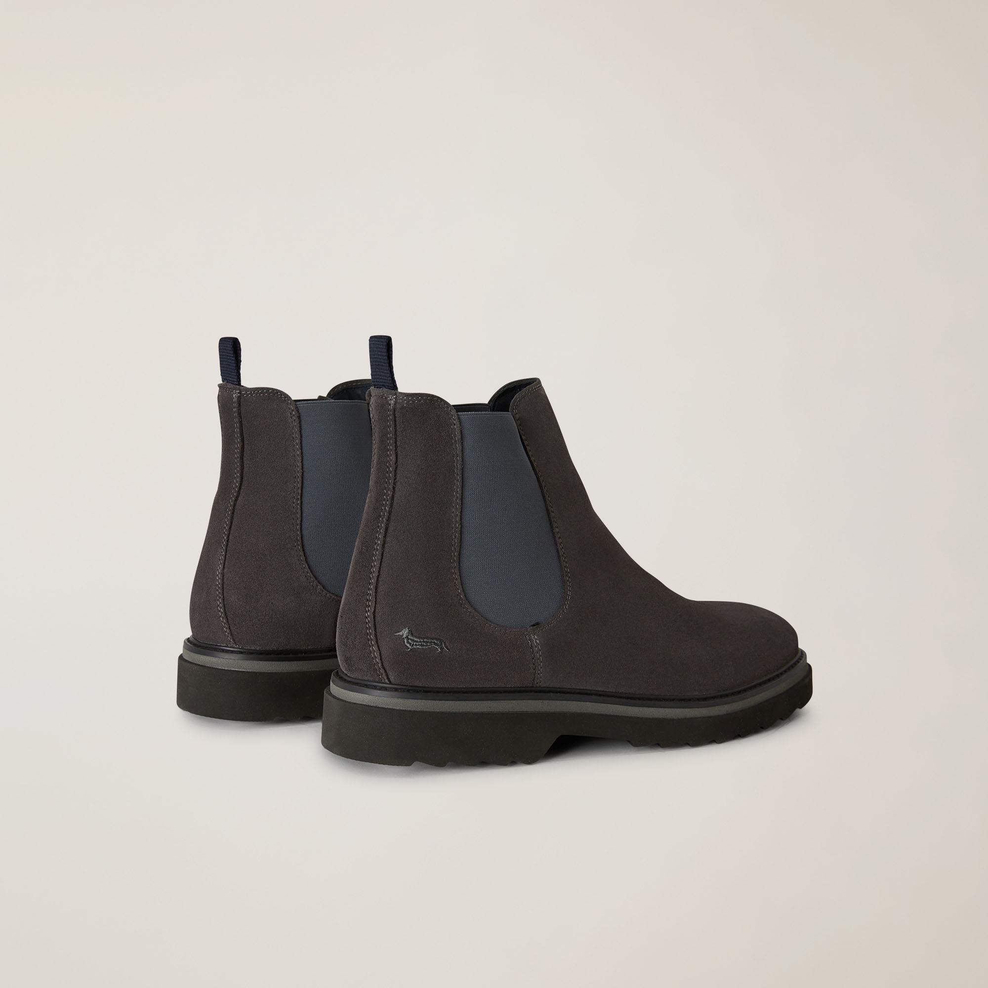 Suede Chelsea Boots, Grey, large image number 2