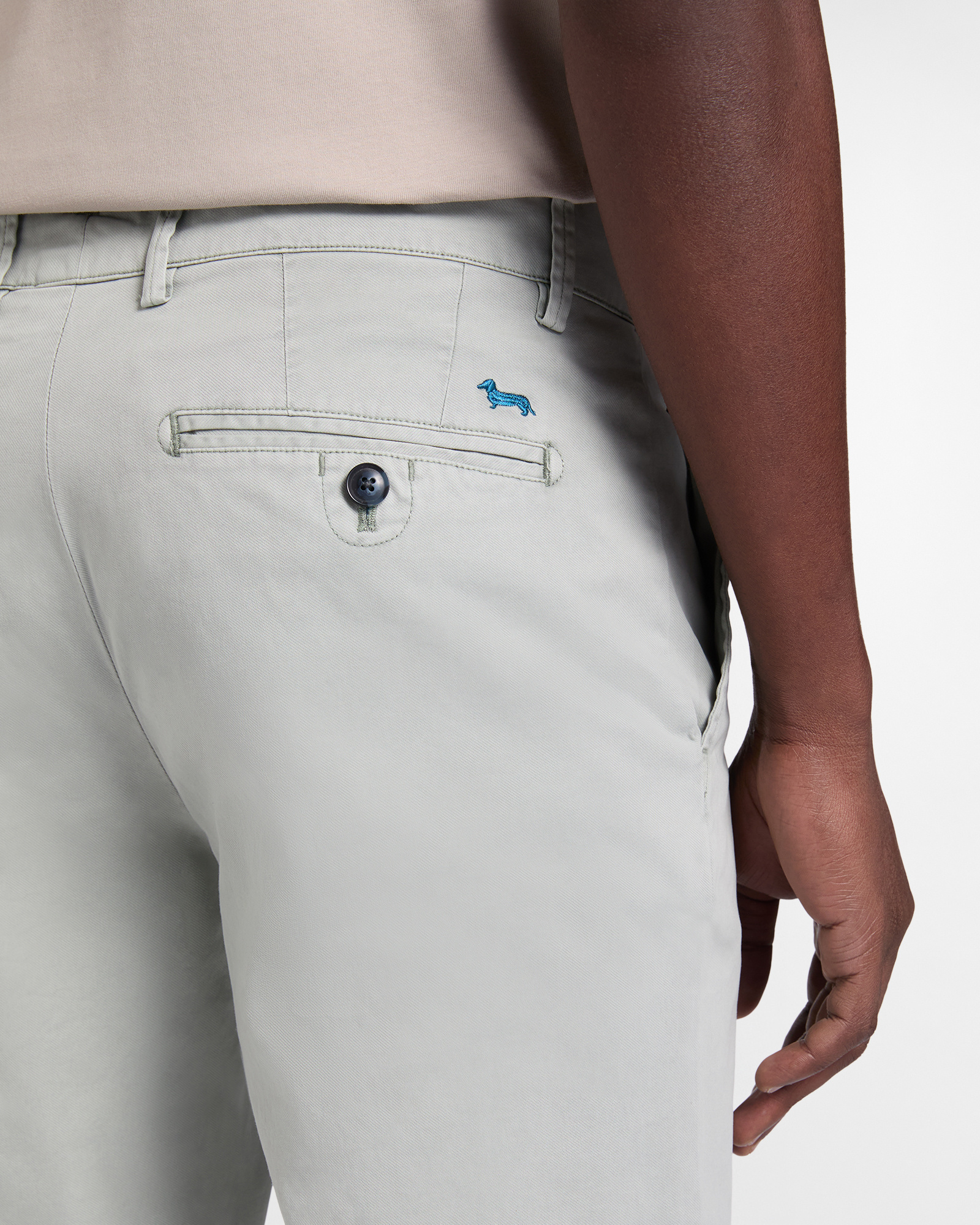 Pantaloni Chino Semisartoriali, Verde, large image number 2