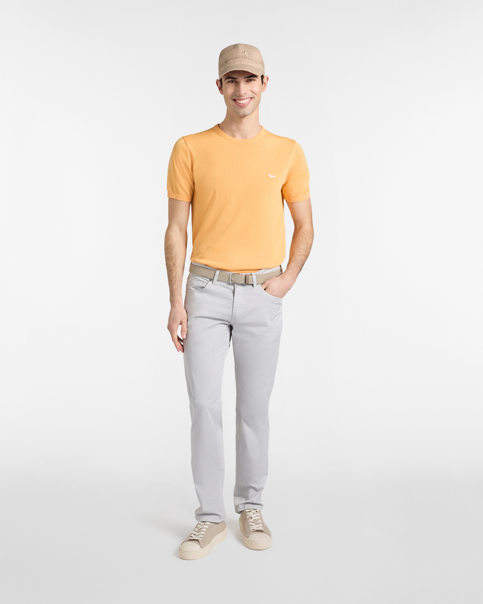 Knit T-shirt, Orange, large image number 3