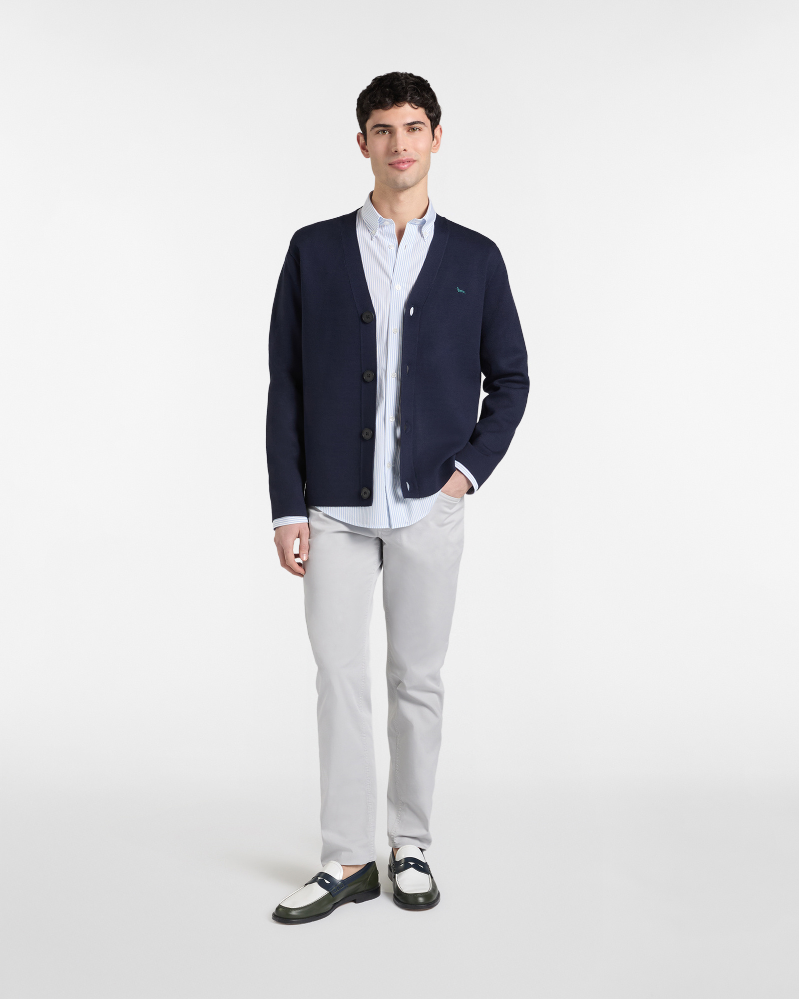 Buttoned cardigan, Blue, large image number 3