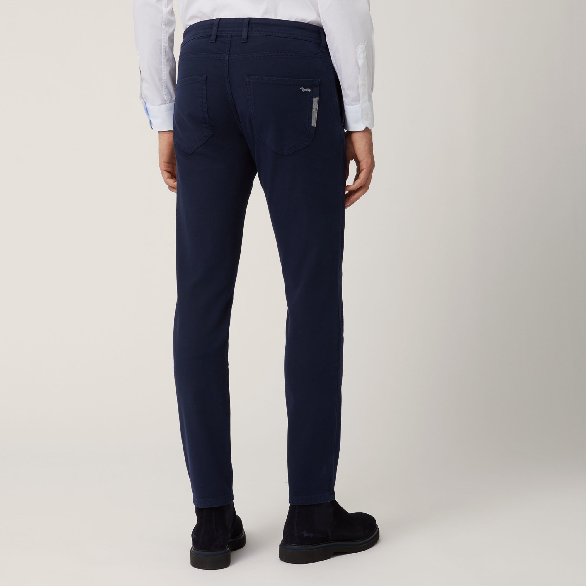 Pantalone Cinque Tasche Colorfive Art Academy, Blu Navy, large image number 1