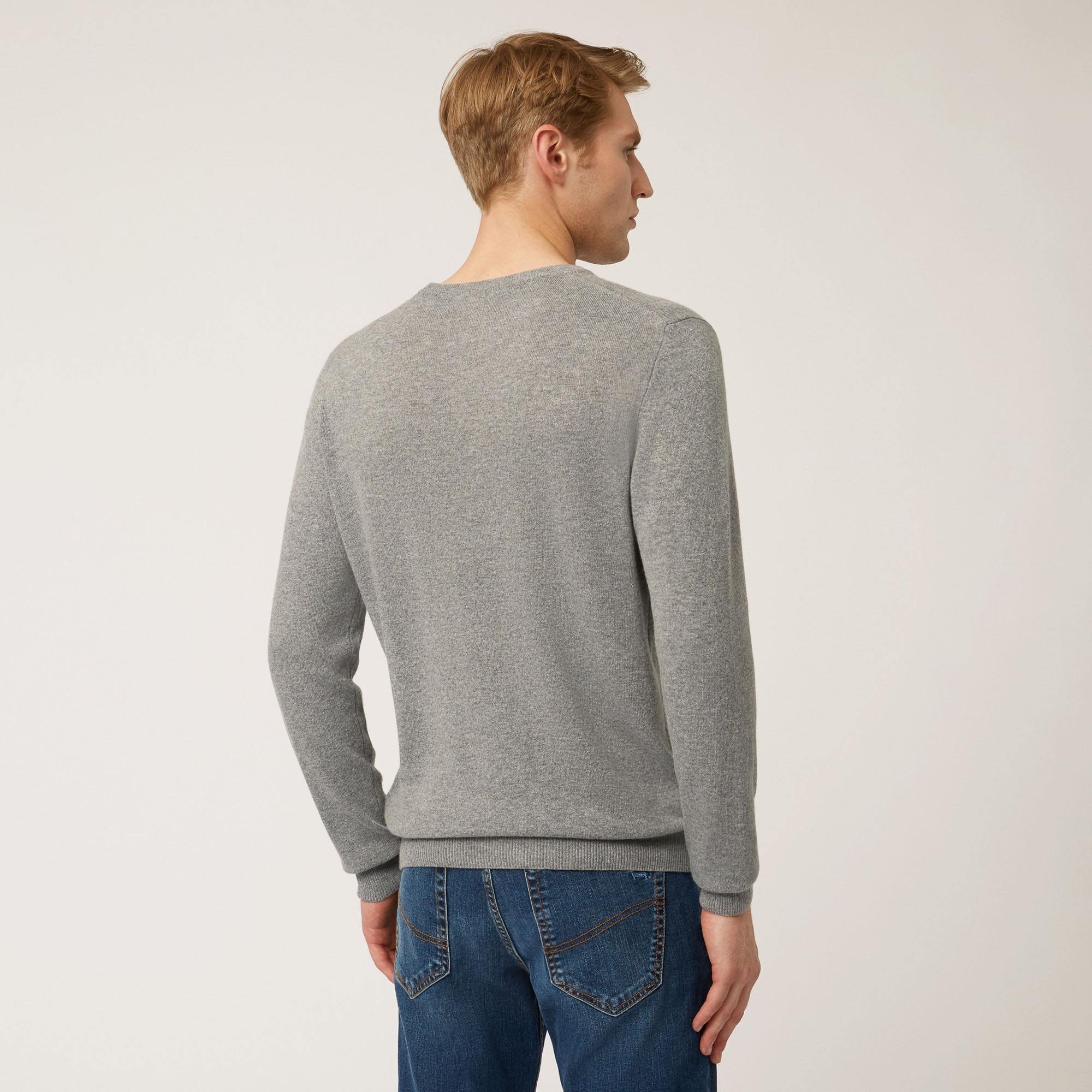 Ski Lounge Crew-Neck Pullover With Diamond Detail, Gray, large image number 1