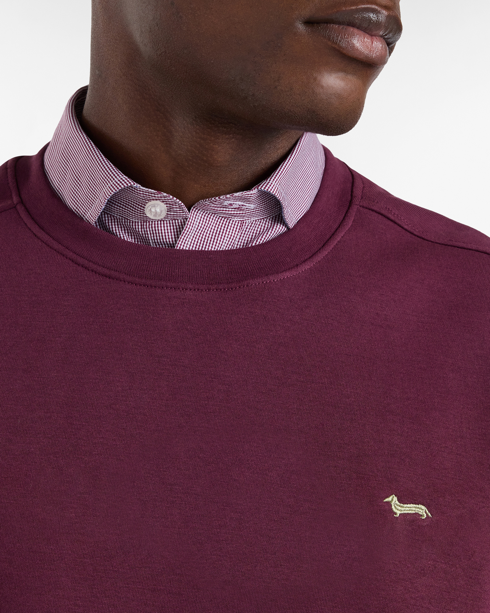 Comfort Sweatshirt With Dachshund, Dark Red, large image number 2