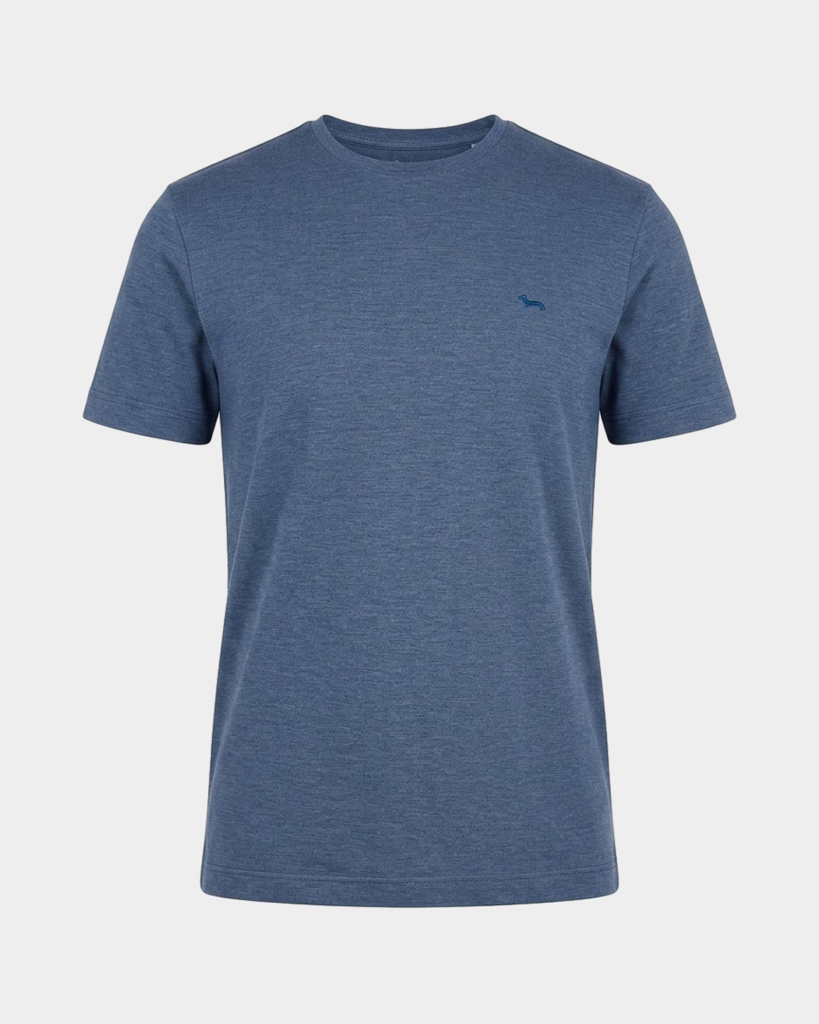 Camiseta de hombre en mezcla de algod&oacute;n y Lyocell&reg; corte regular, AZUL CLARO, large