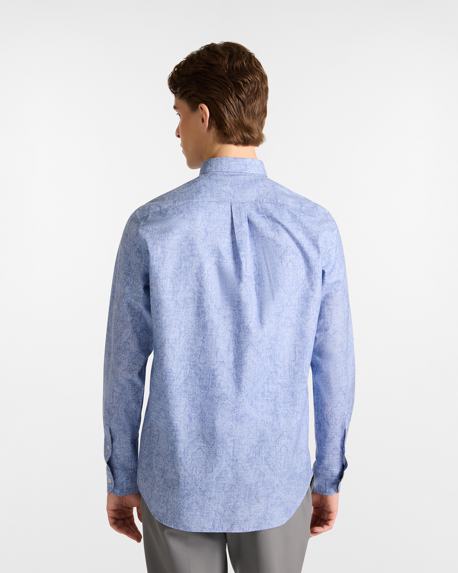 Paisley Print Shirt with Dachshund