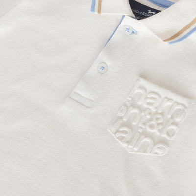 Organic piqué polo shirt with breast pocket, ICE, large image number 2