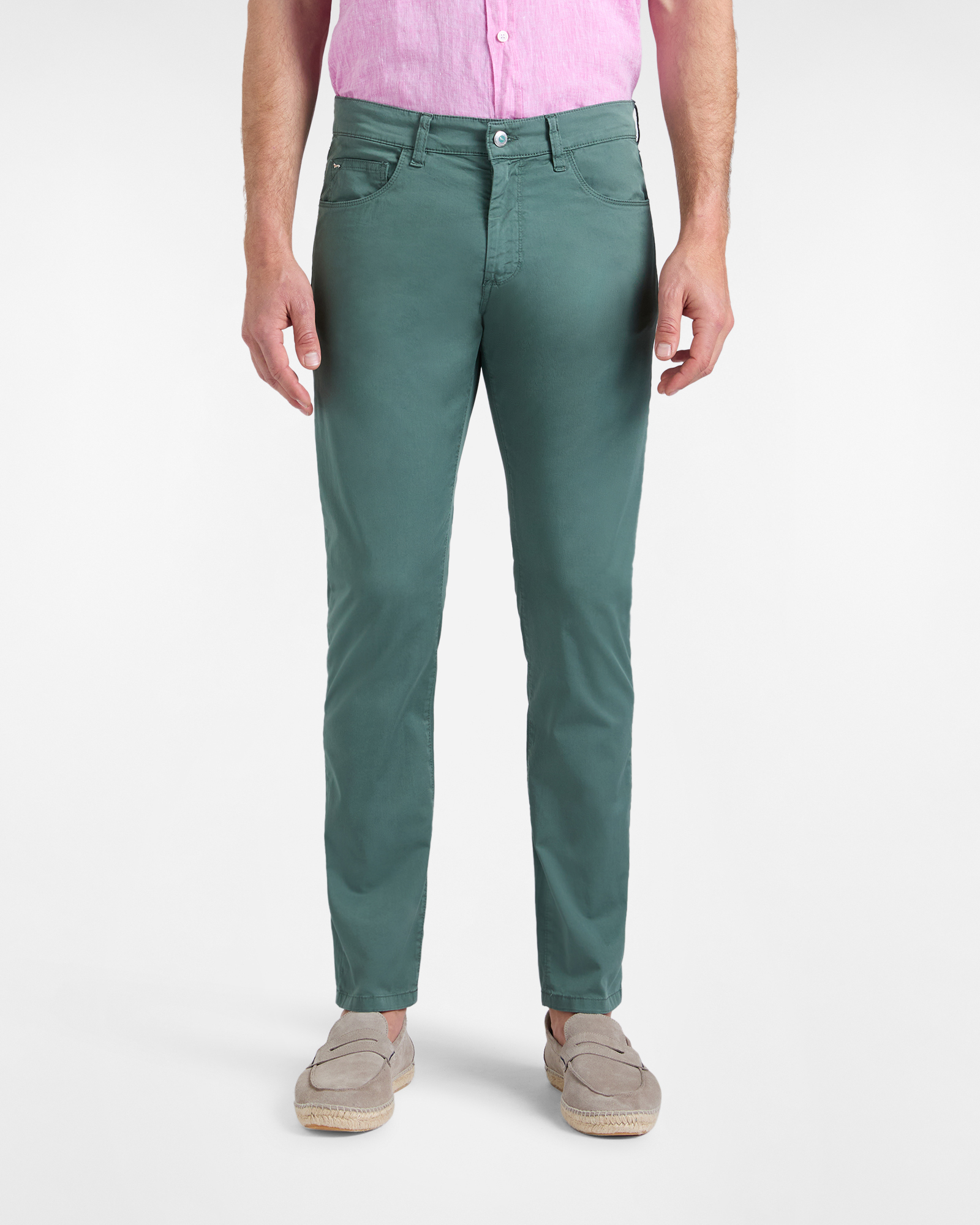 Men&rsquo;s slim-fit five-pocket trousers