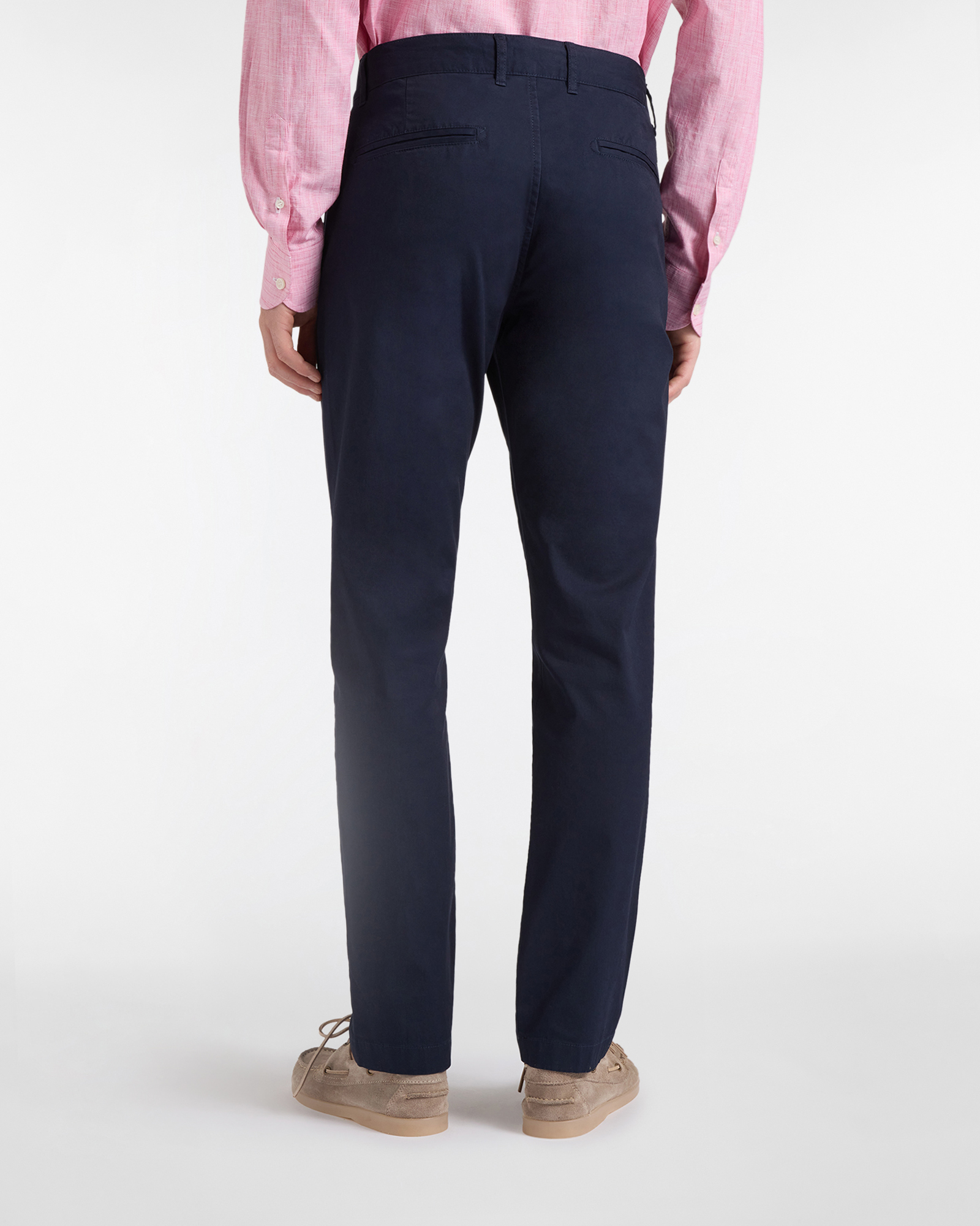 Chino Uomo Narrow in Tessuto Dobby