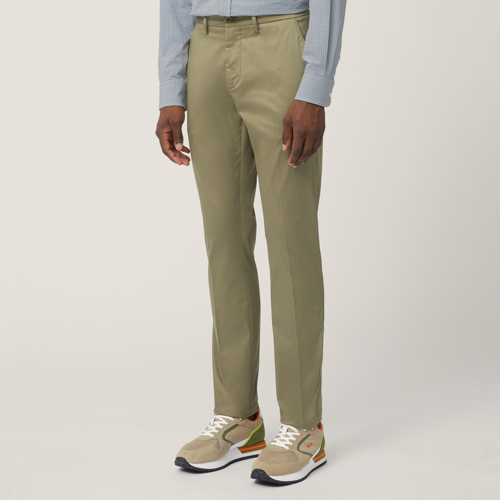Pantaloni Chino Personalizzati, Verde, large image number 0