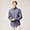 Camicia Narrow Fit In Cotone, Grigio, swatch
