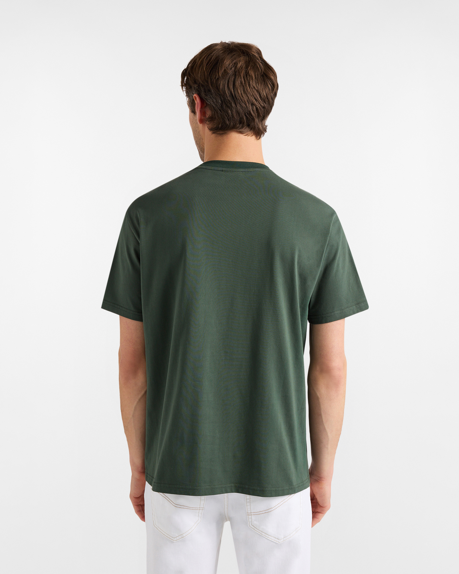 Solid color Relaxed T-shirt, Green, large image number 1