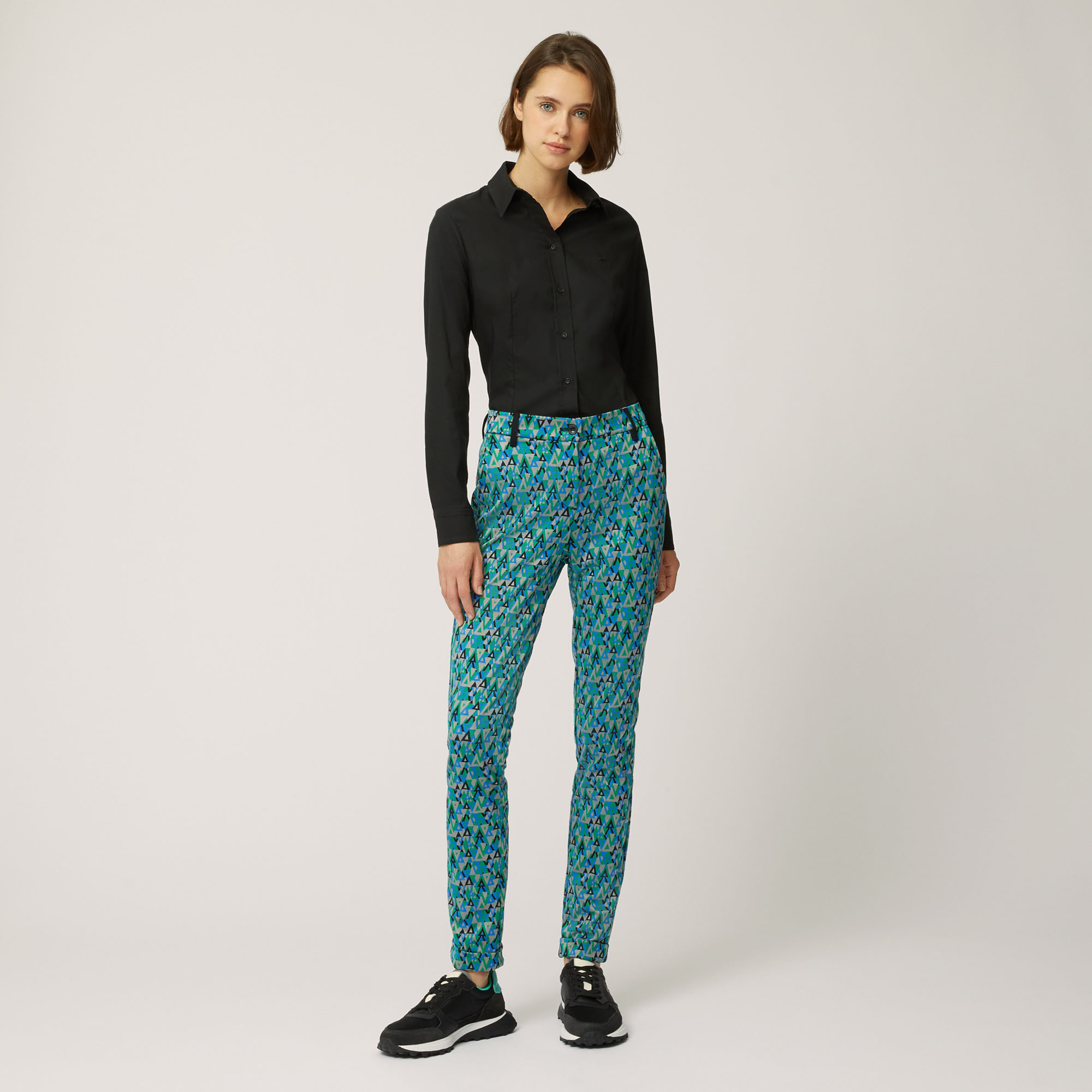 Pantalone Chino Ski Lounge, Blu, large image number 3