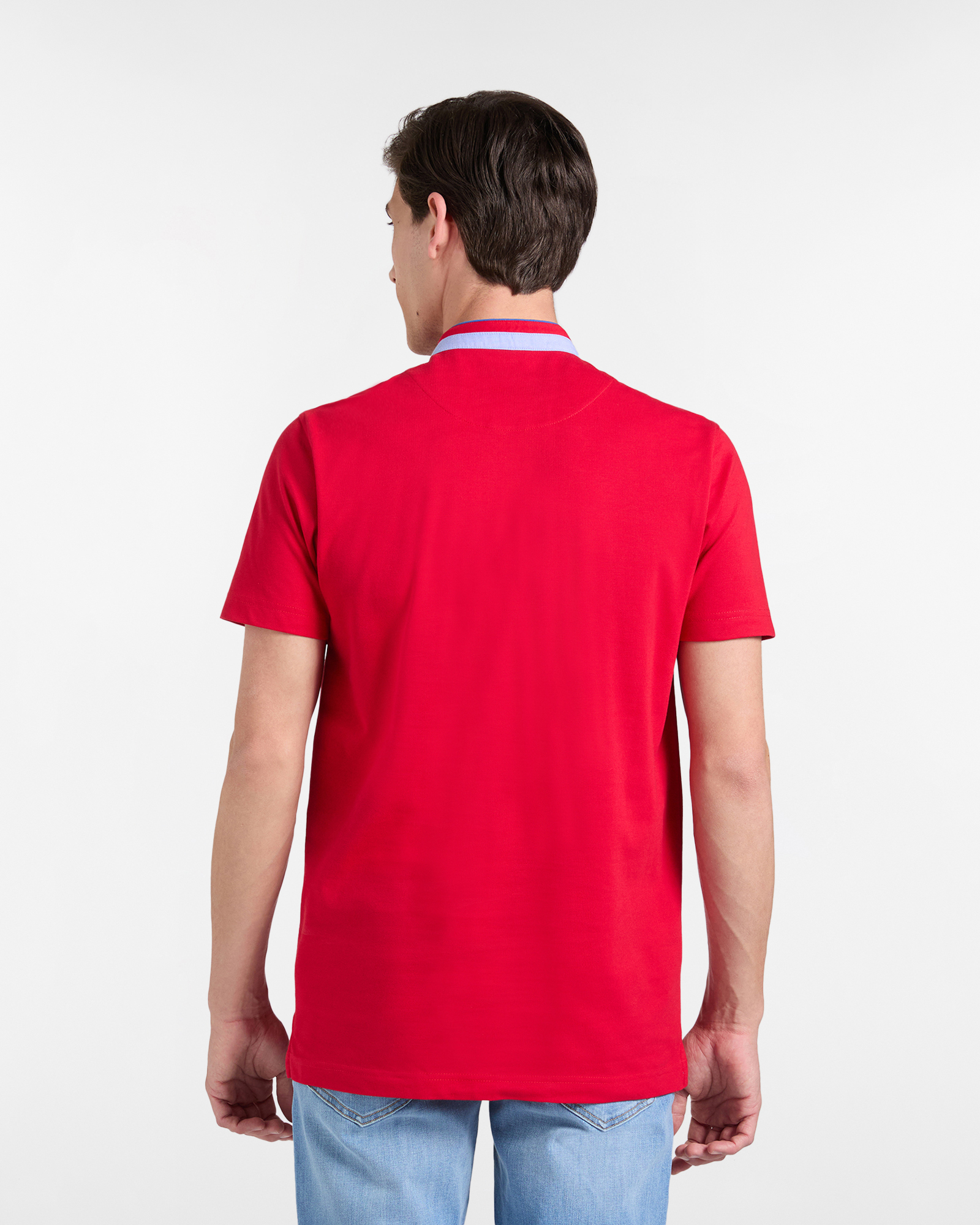 Polo uomo narrow  fit collo coreano 