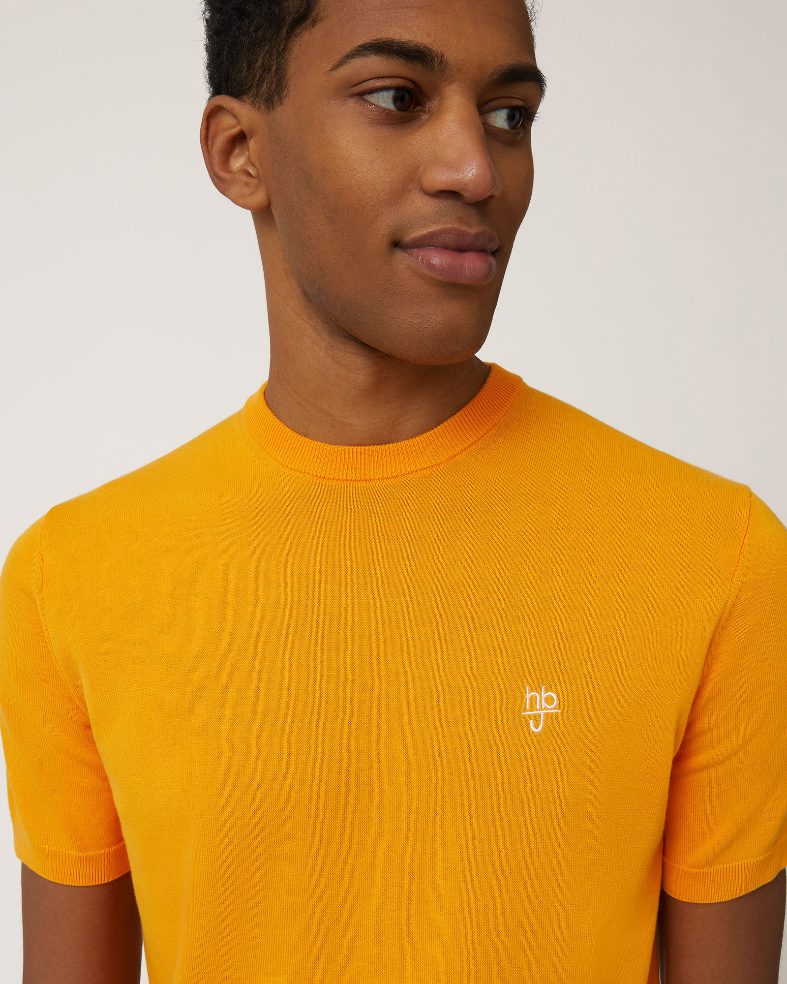 T-Shirt In Maglia, Arancio, large image number 2