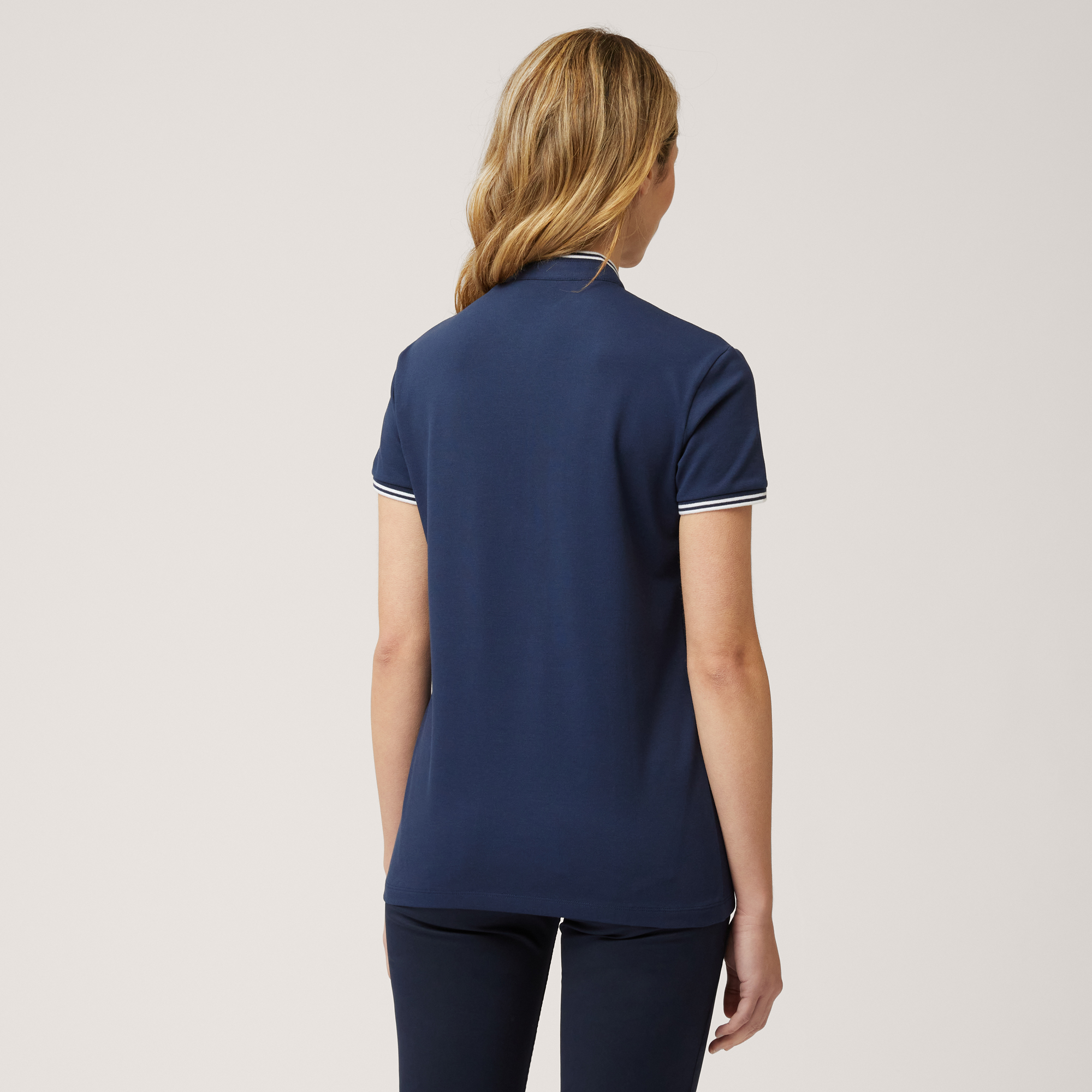 Polo with Mandarin Collar