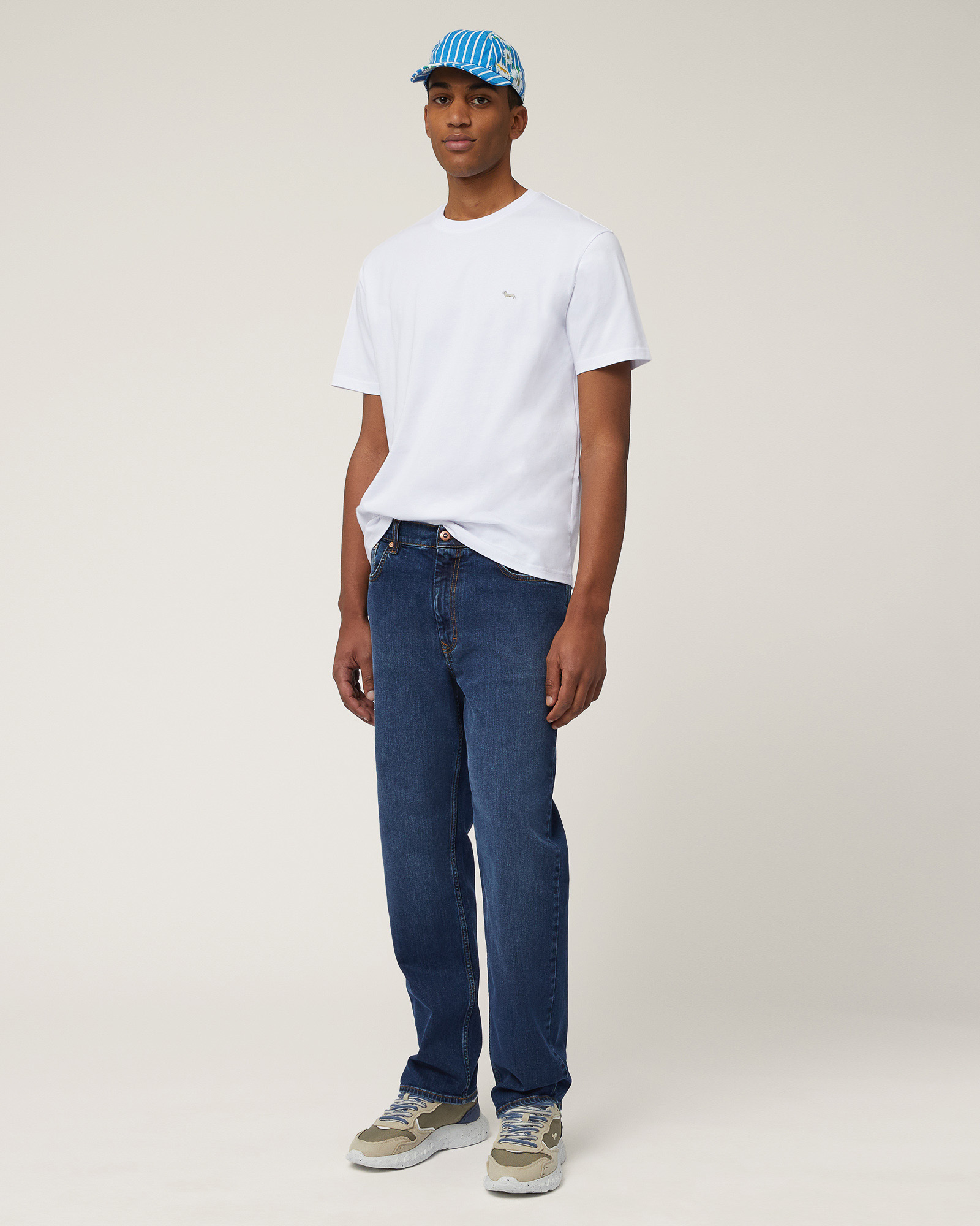 Cotton Relaxed Fit T-Shirt, White, large image number 3