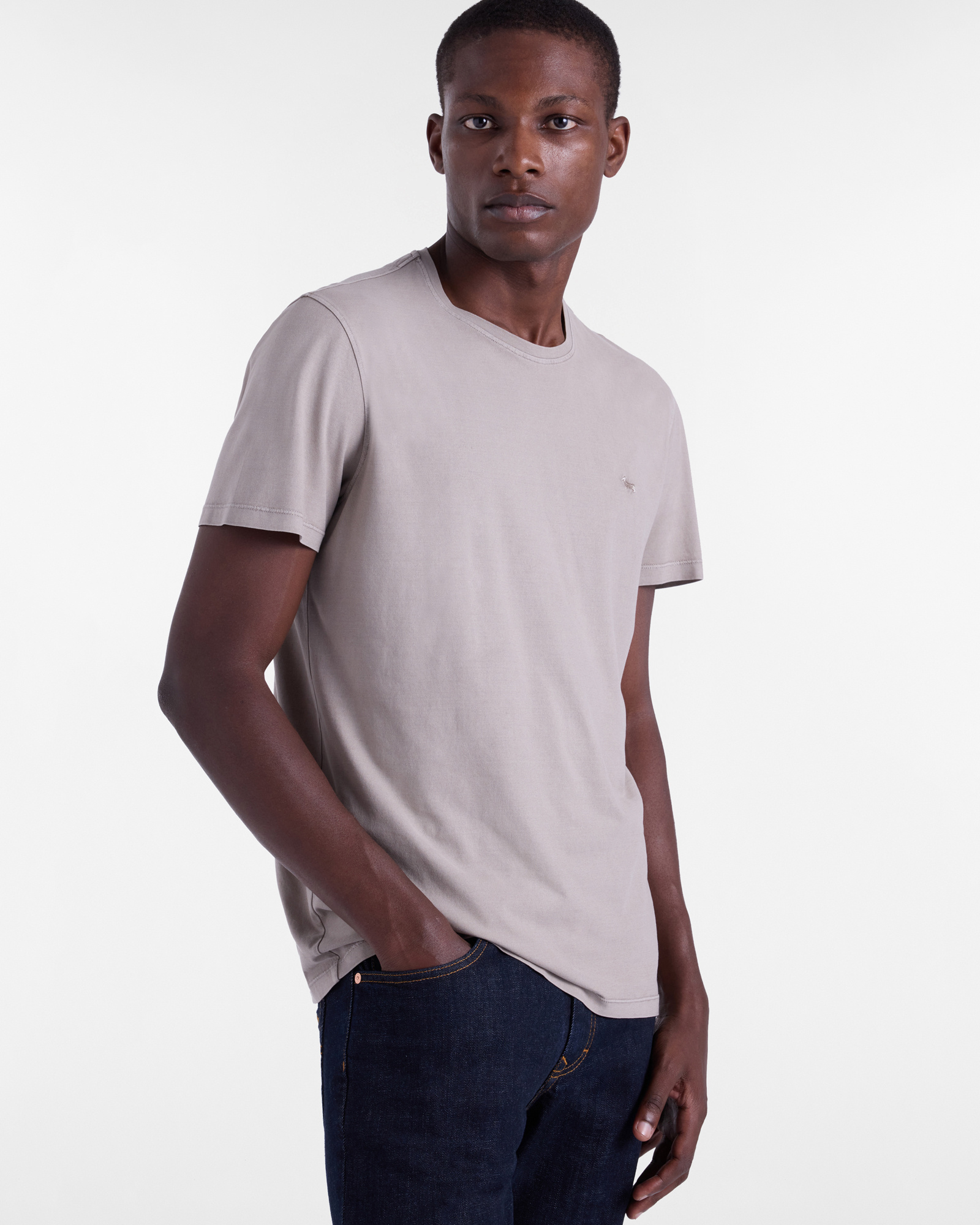 Cotton T-Shirt Capsule Earth Dye, Brown/Red, large