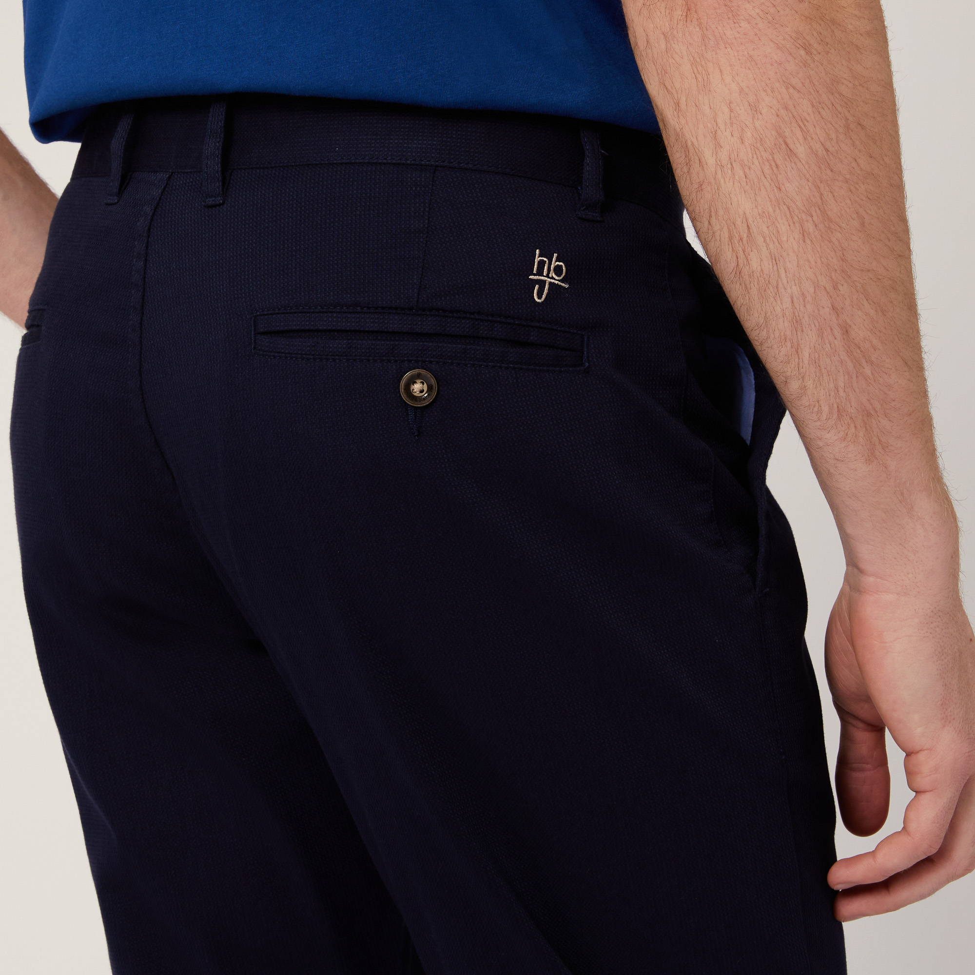Pantaloni Chino Narrow Fit, Light Blue, large image number 2
