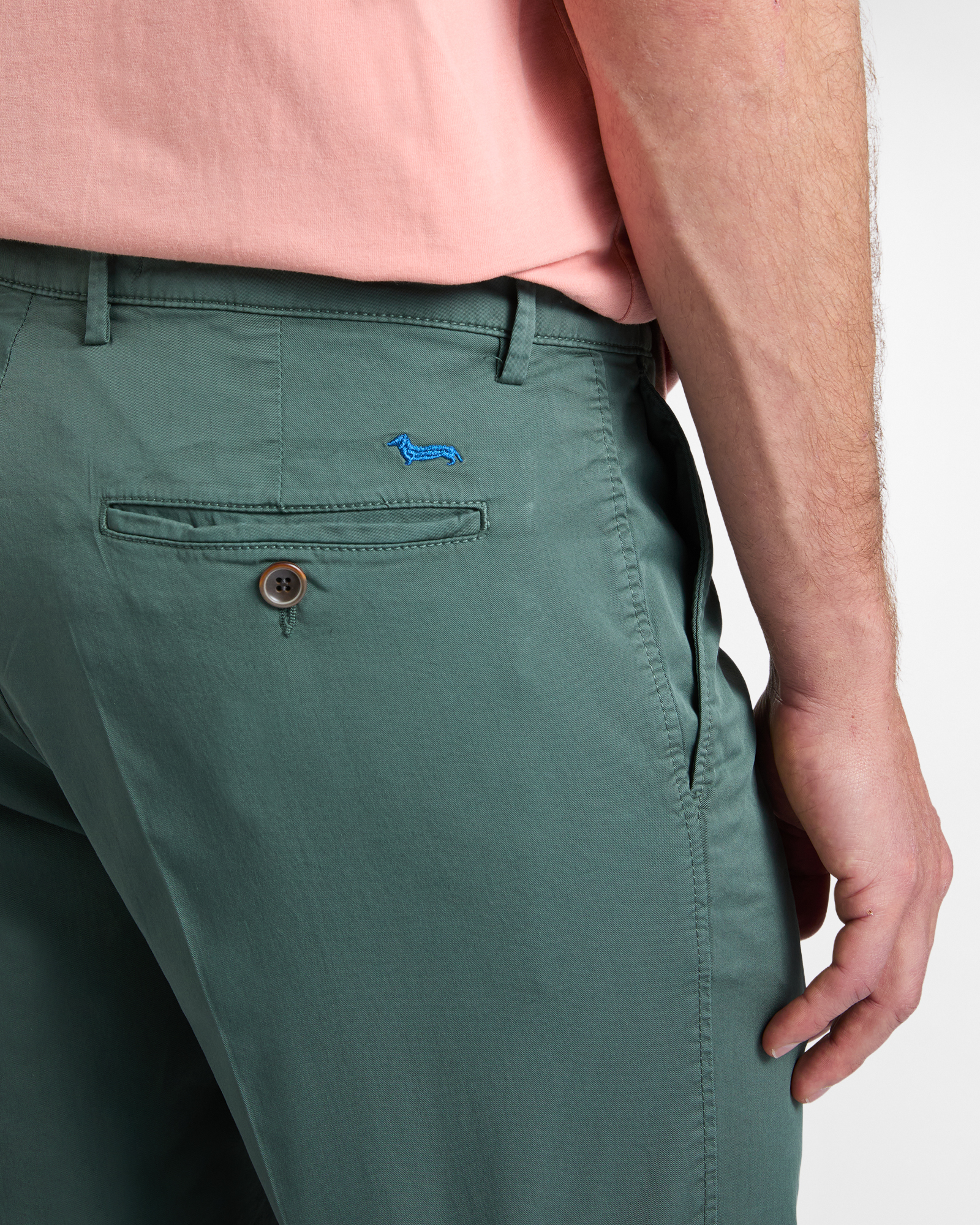 Bermuda Uomo Basic Regular Fit, Verde, large image number 2