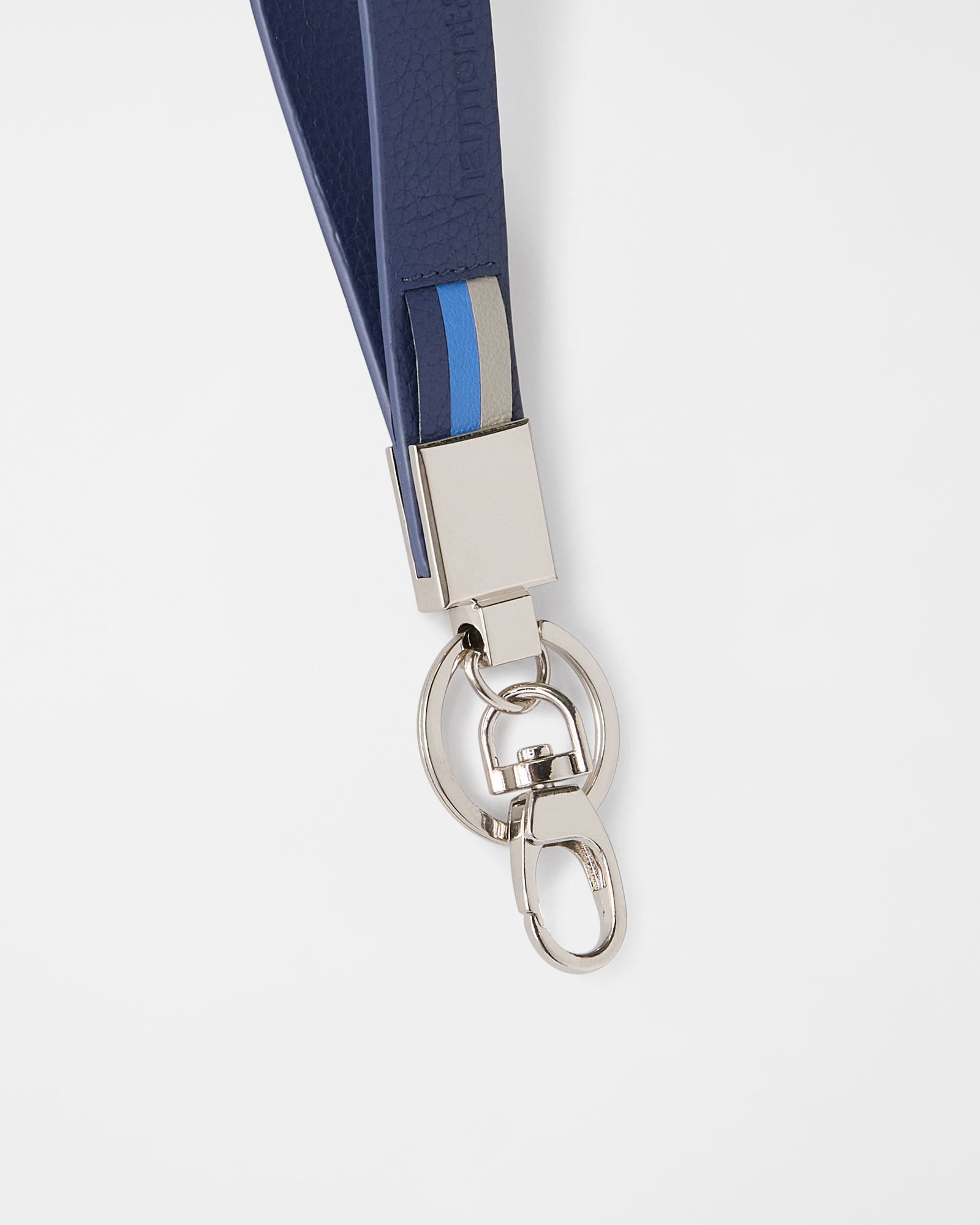 Pebbled Leather Keychain