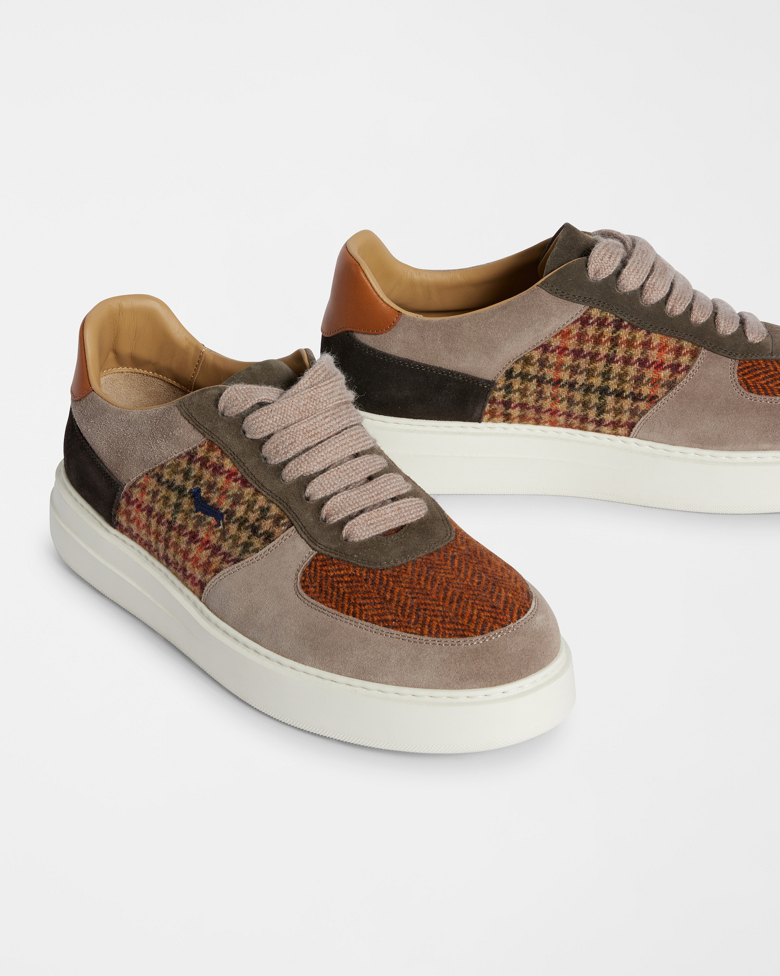 Colorful Craftsmanship Sneakers, Brown/Gray, large image number 3