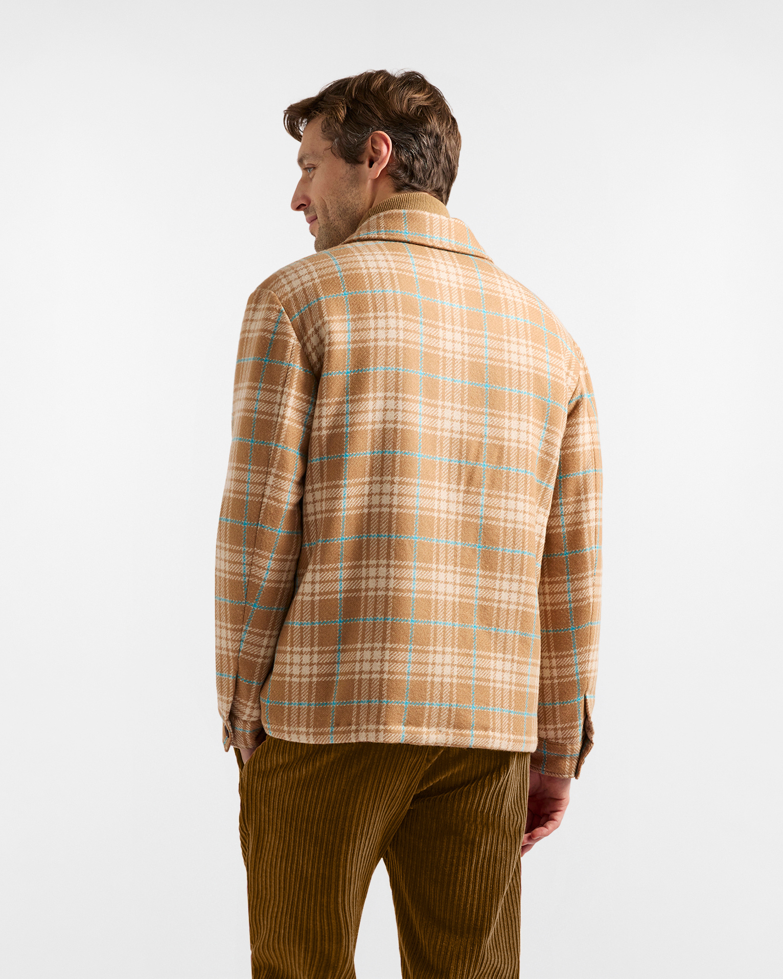 Cashmere-Blend Overshirt 'Cortina a Colori'