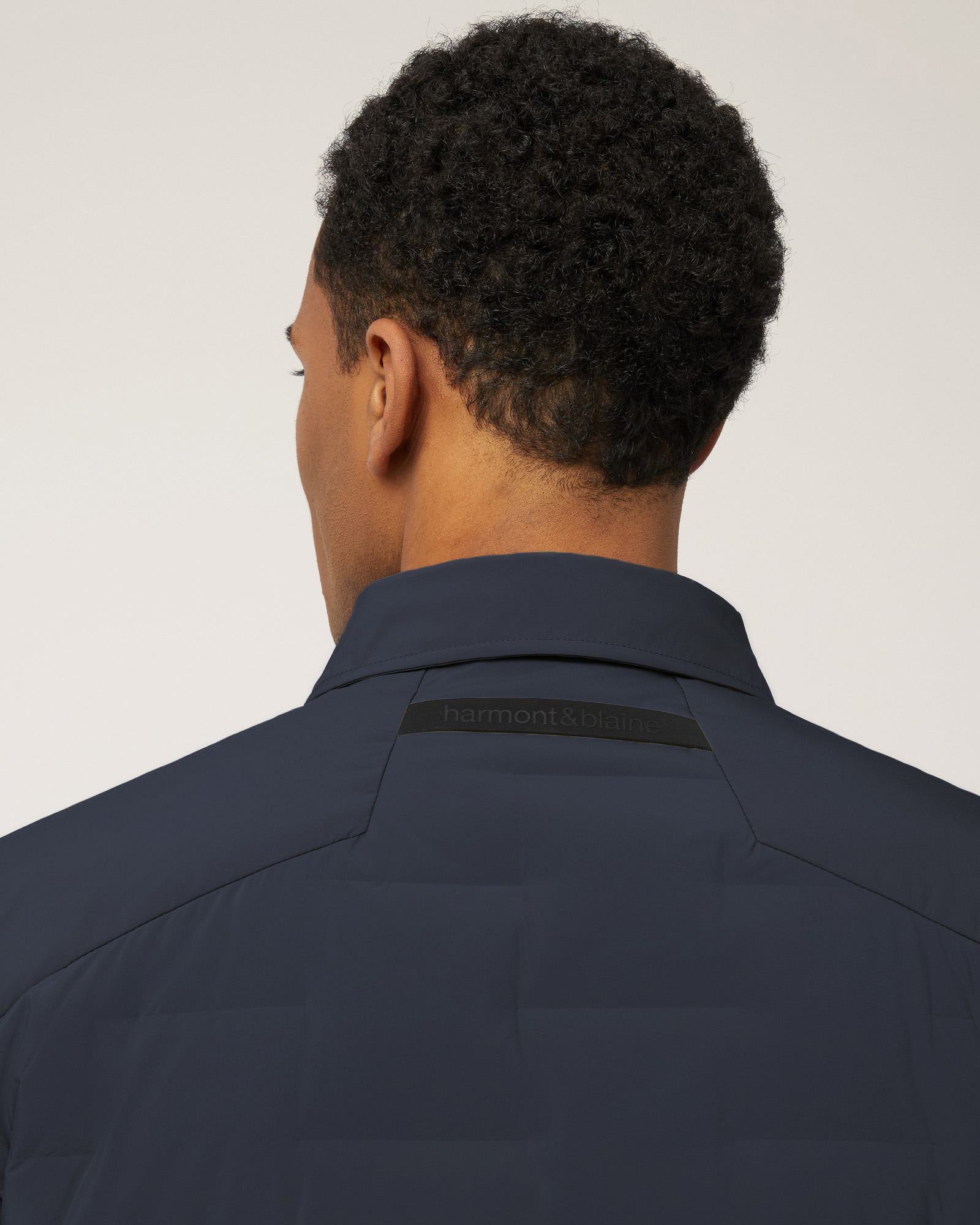 Jacket with Shirt Collar, Marine Blue, large image number 2
